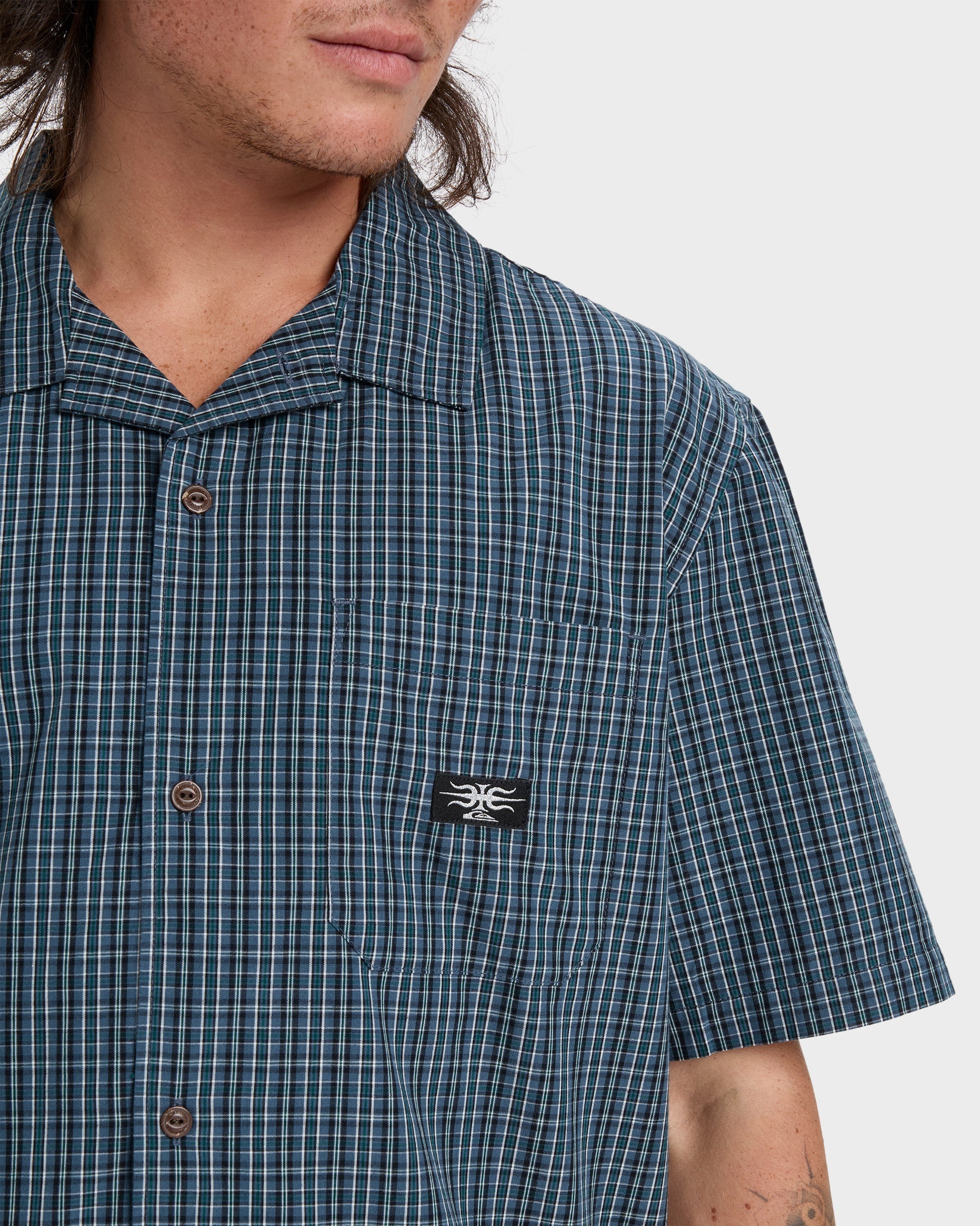 Mens Liquid Metal Short Sleeve Shirt - Image 4