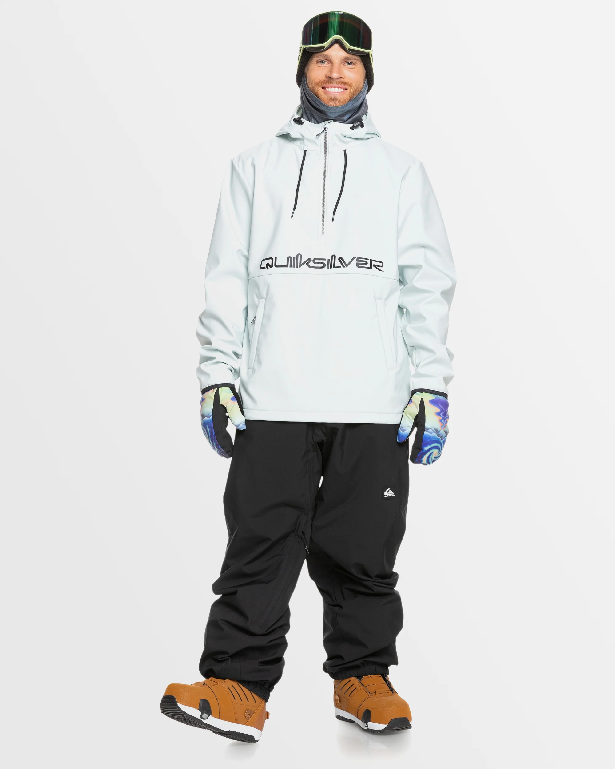Mens Live For The Ride Half Zip Hoodie - Image 5