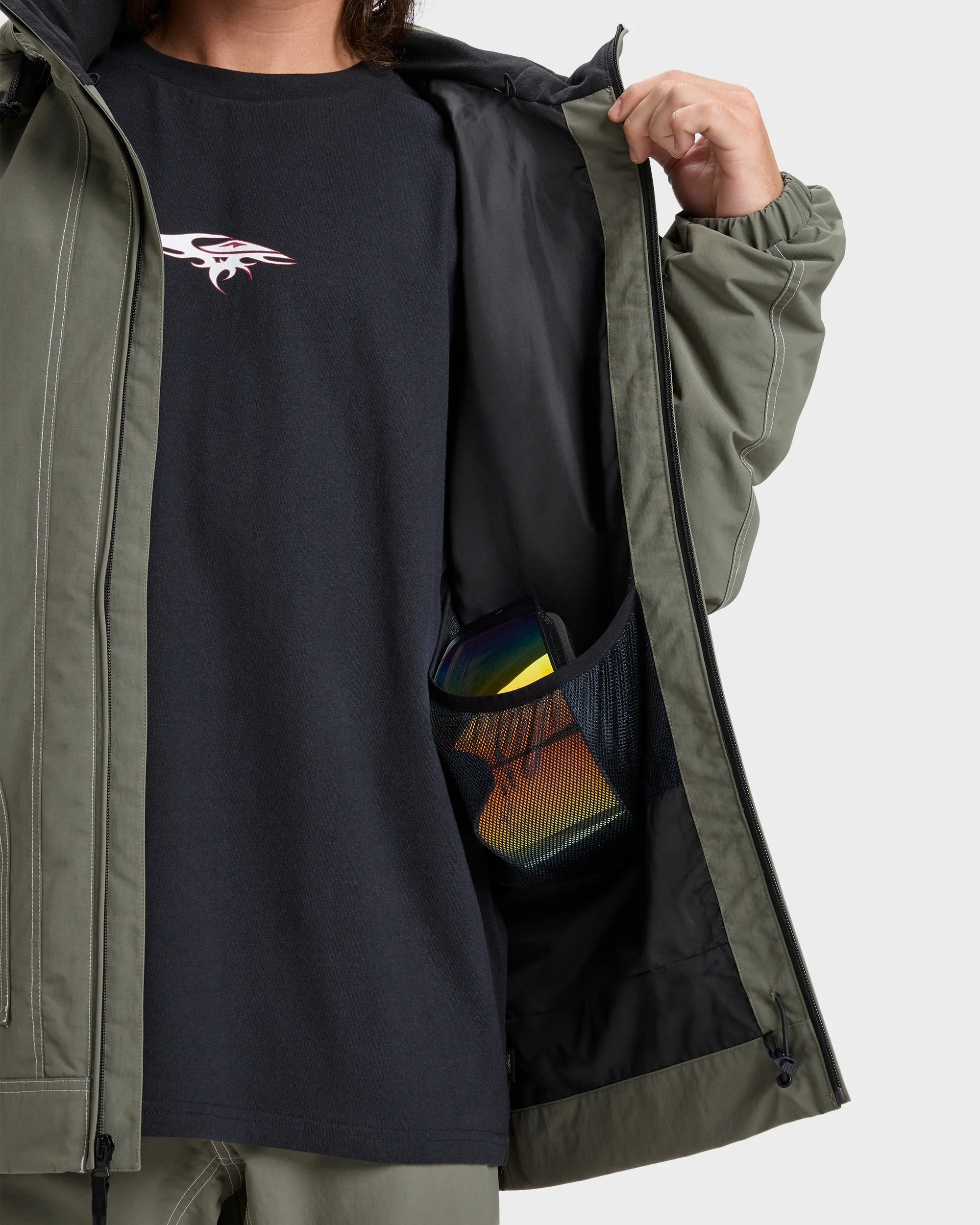 Mens Live Wire Snow Jacket - Image 9