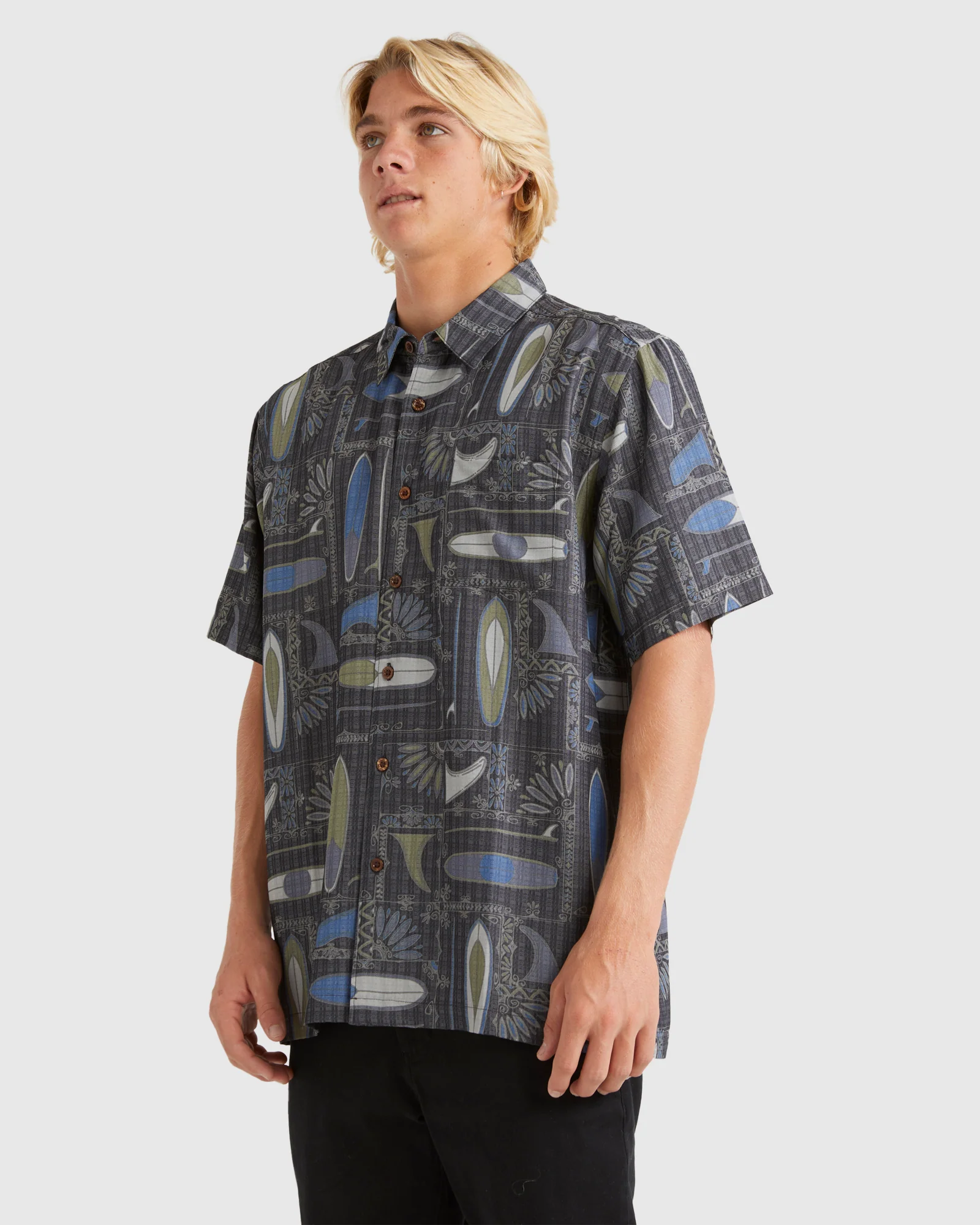 Mens Long Boards Short Sleeve Shirt - Image 2