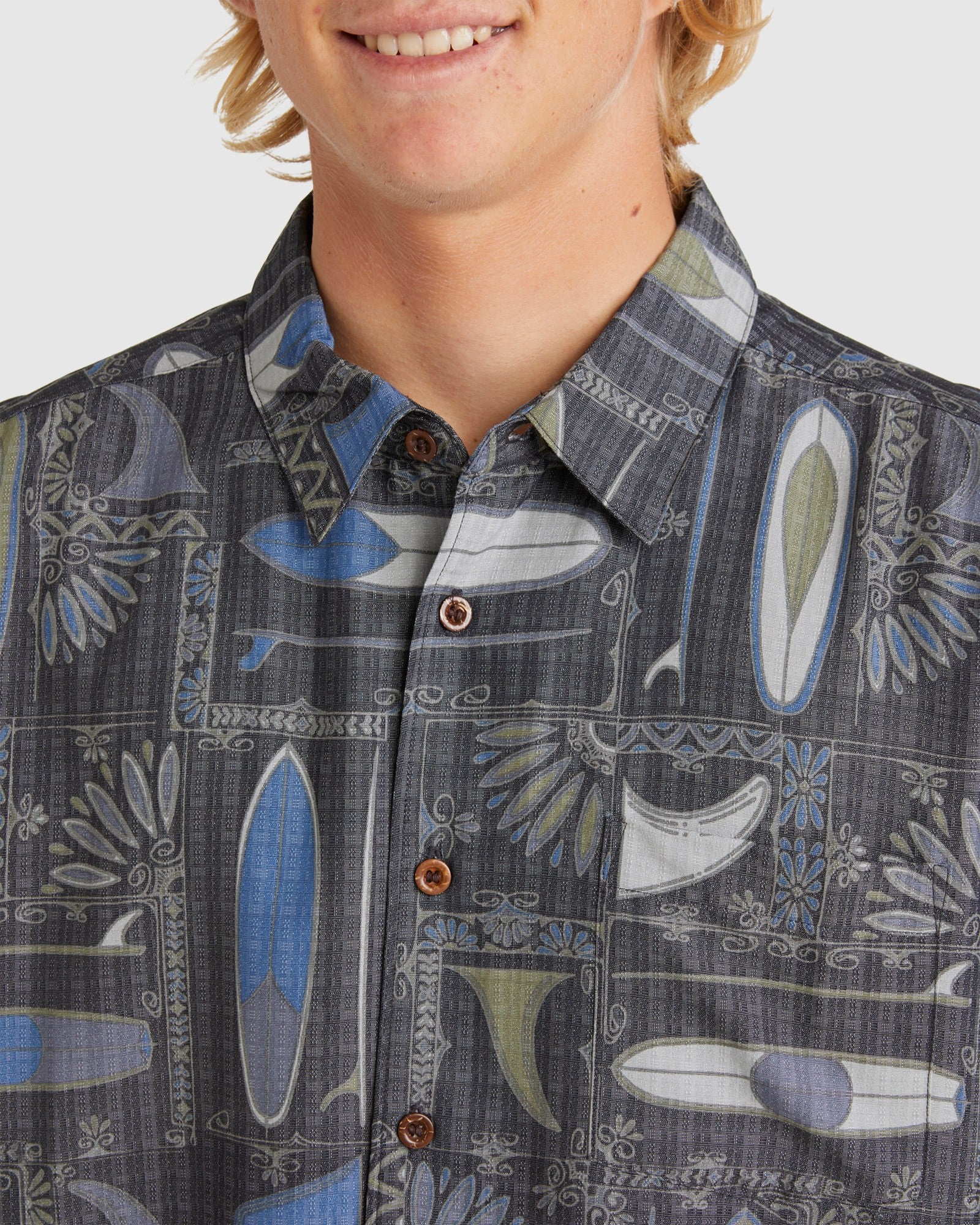 Mens Long Boards Short Sleeve Shirt - Image 4