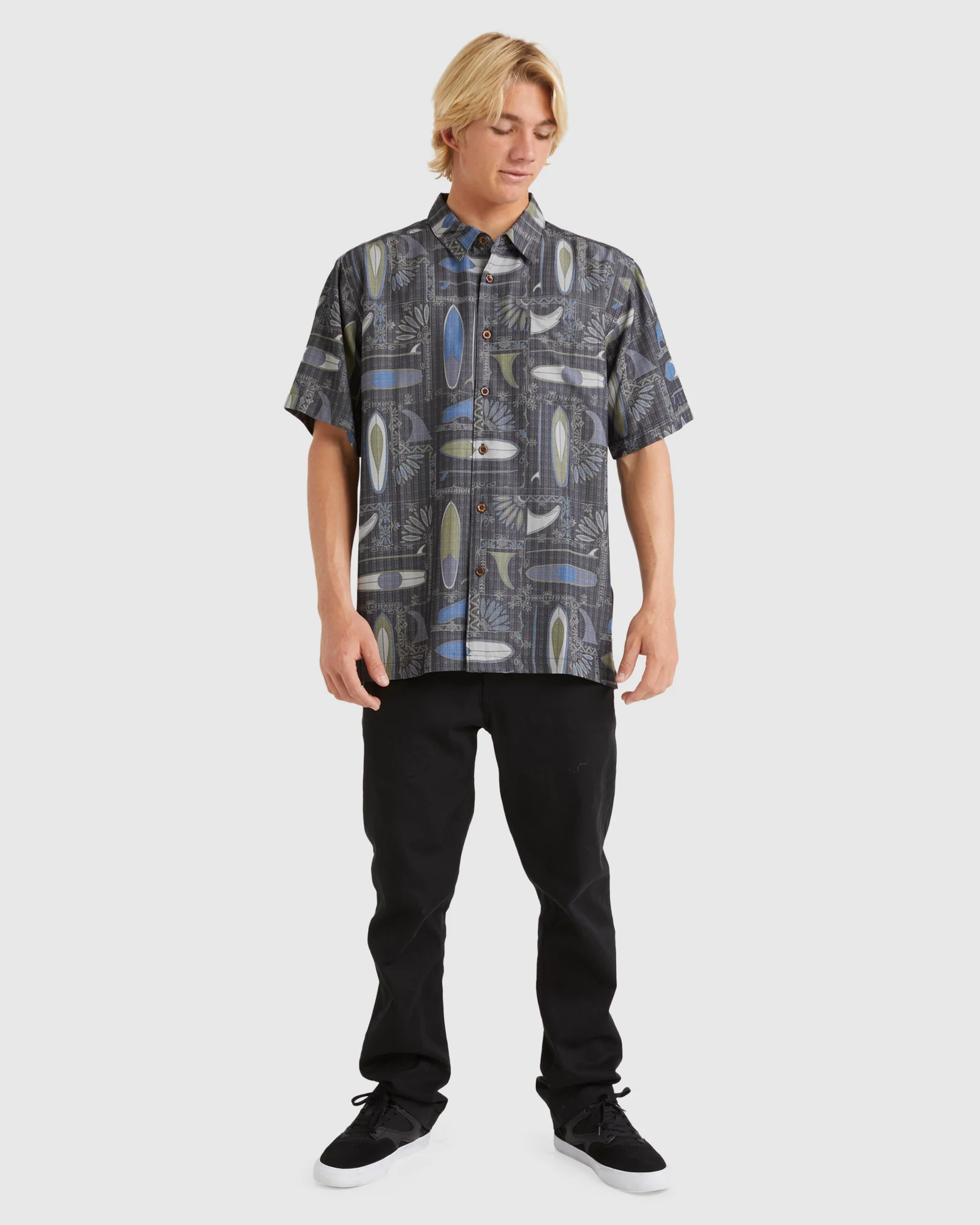 Mens Long Boards Short Sleeve Shirt - Image 5
