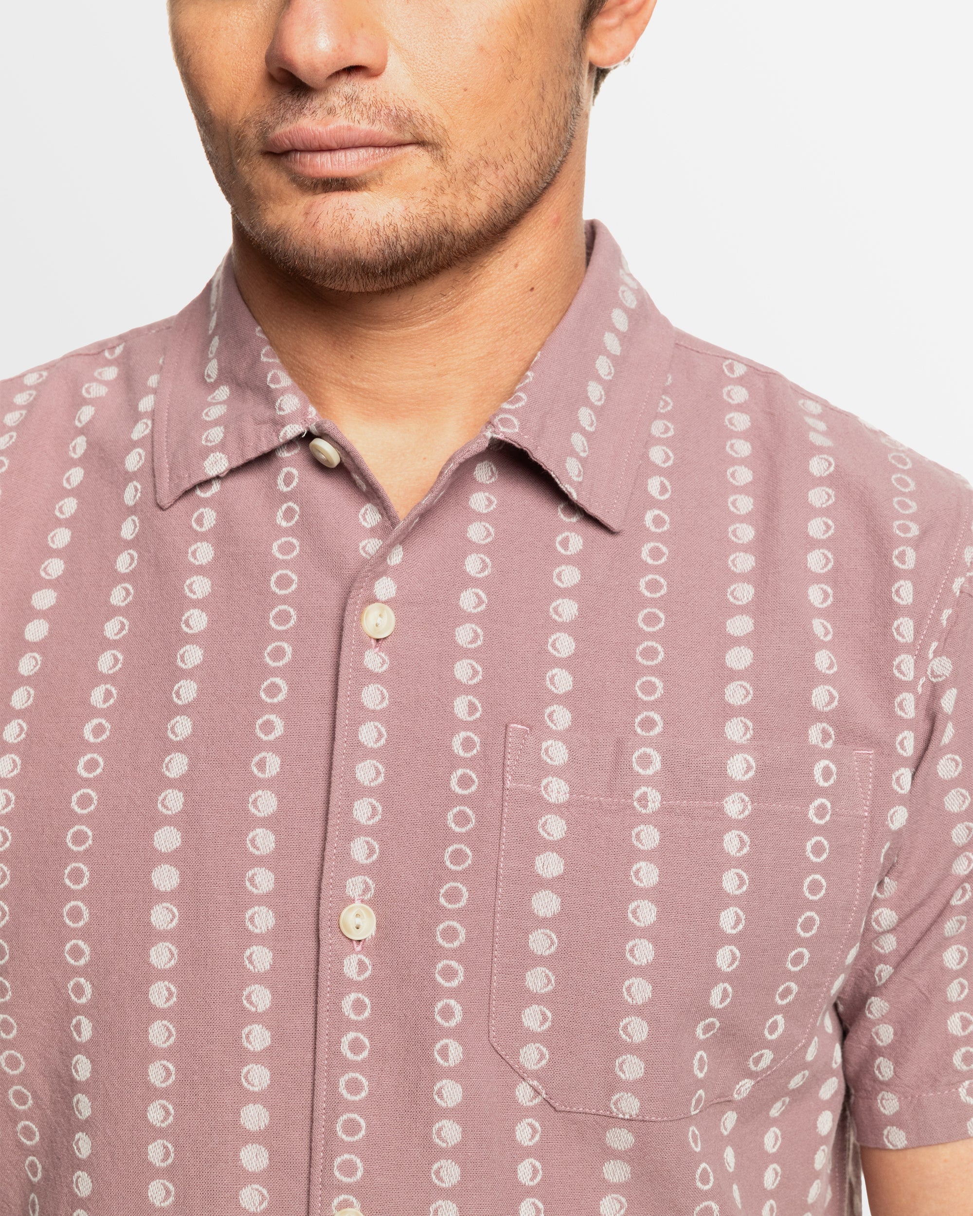 Mens Lunar Phases Casual Shirt - Image 3