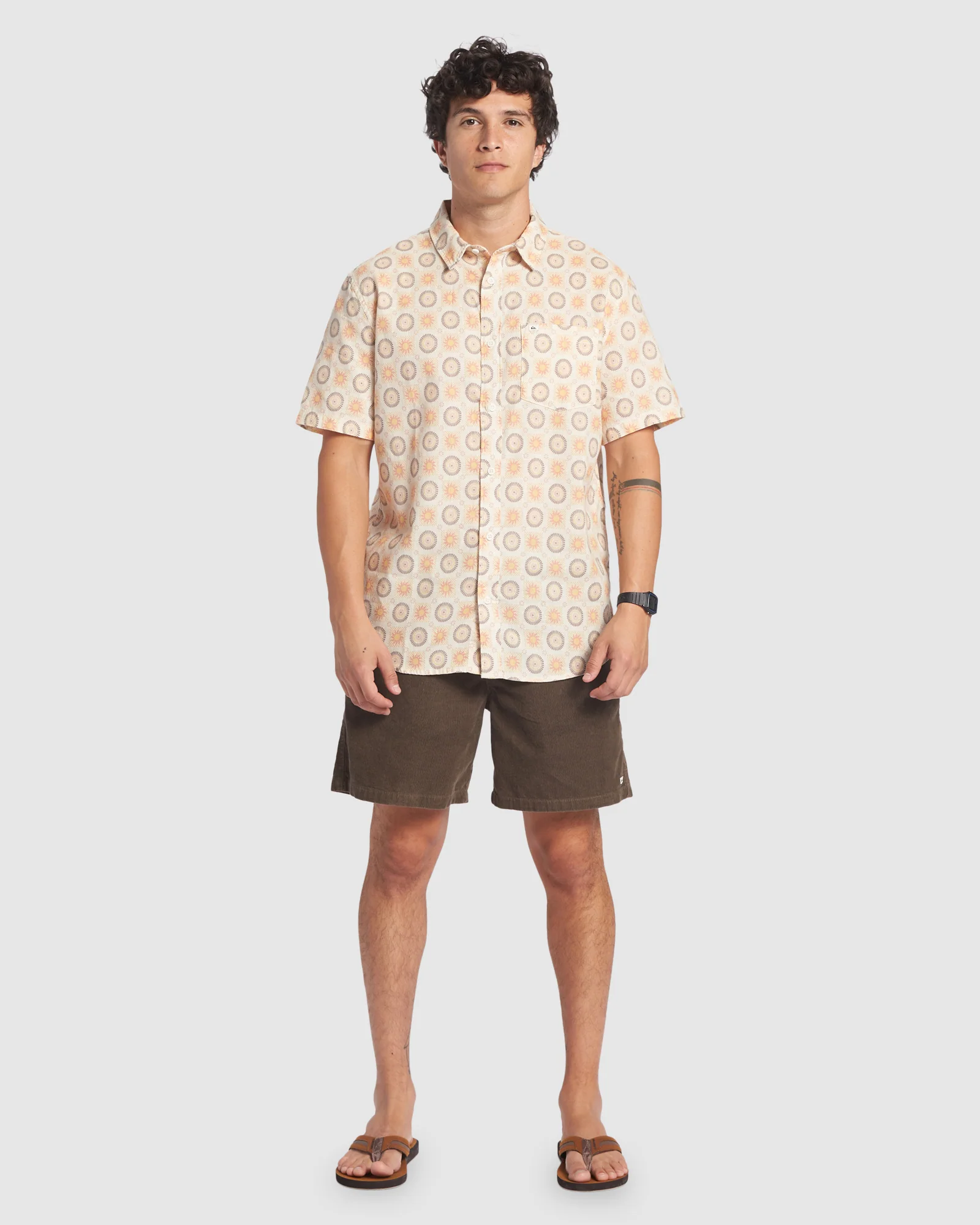 Mens Mandala Short Sleeve Shirt - Image 5