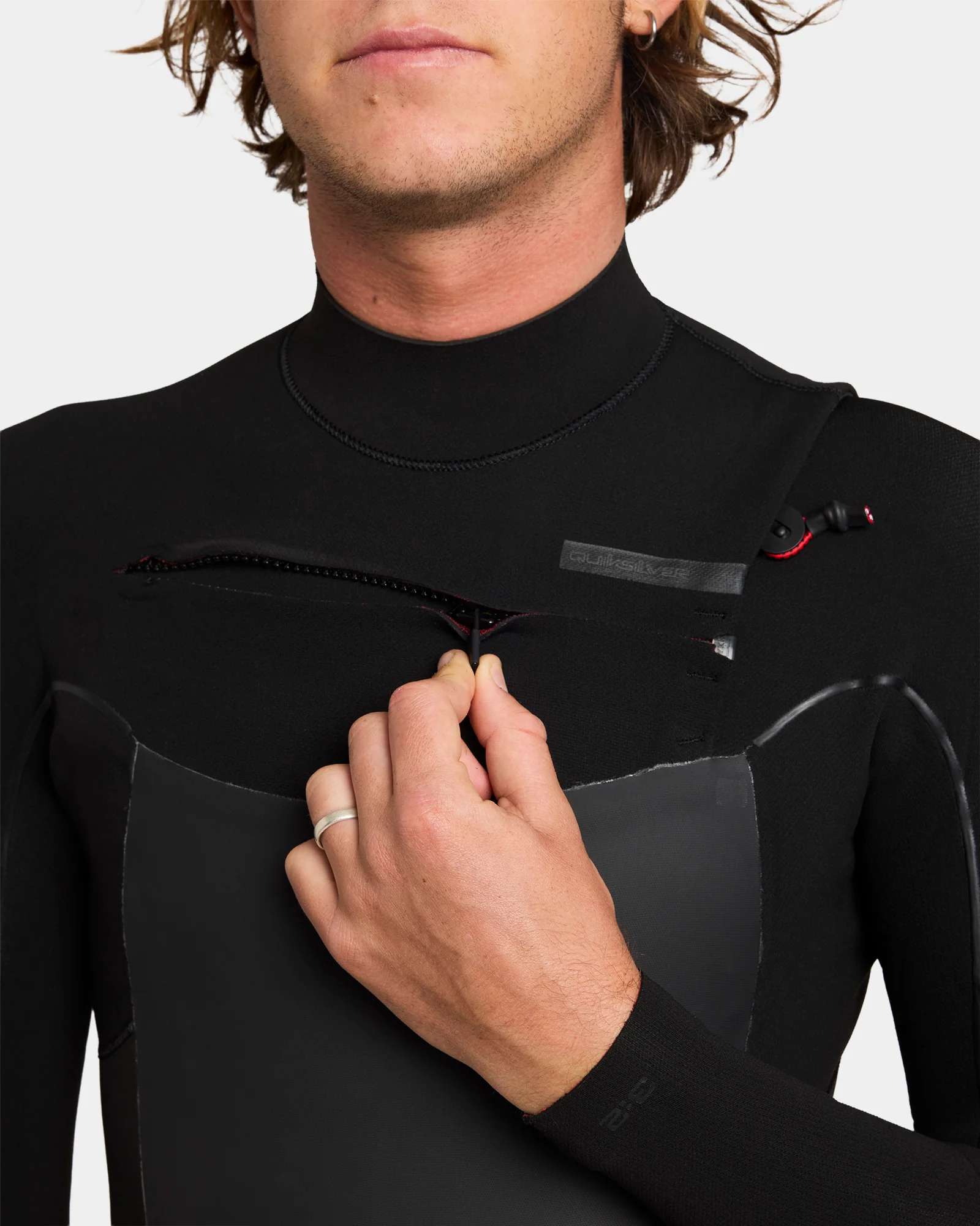Mens 3/2mm Marathon Sessions Chest Zip Wetsuit - Image 5