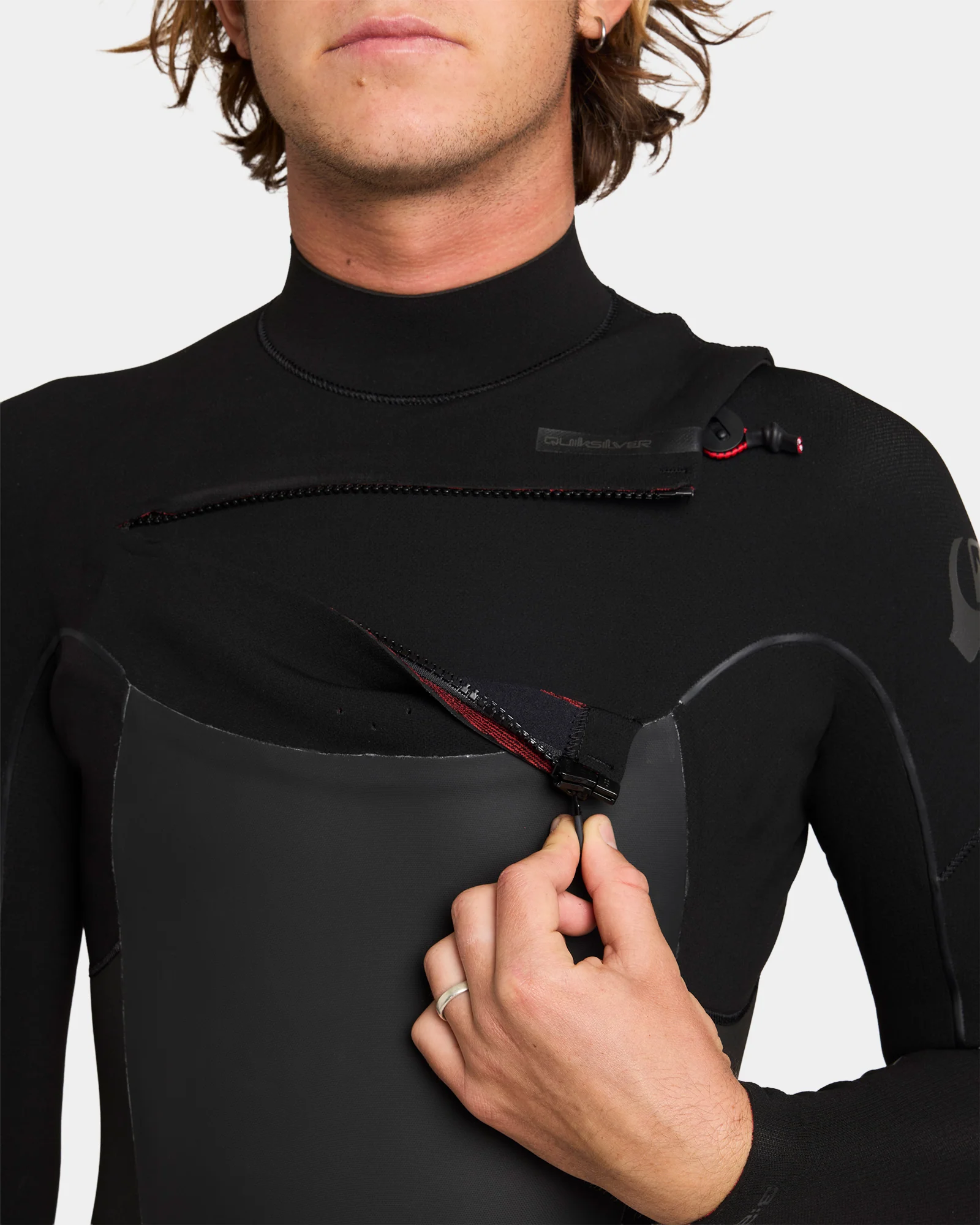 Mens 3/2mm Marathon Sessions Chest Zip Wetsuit - Image 6