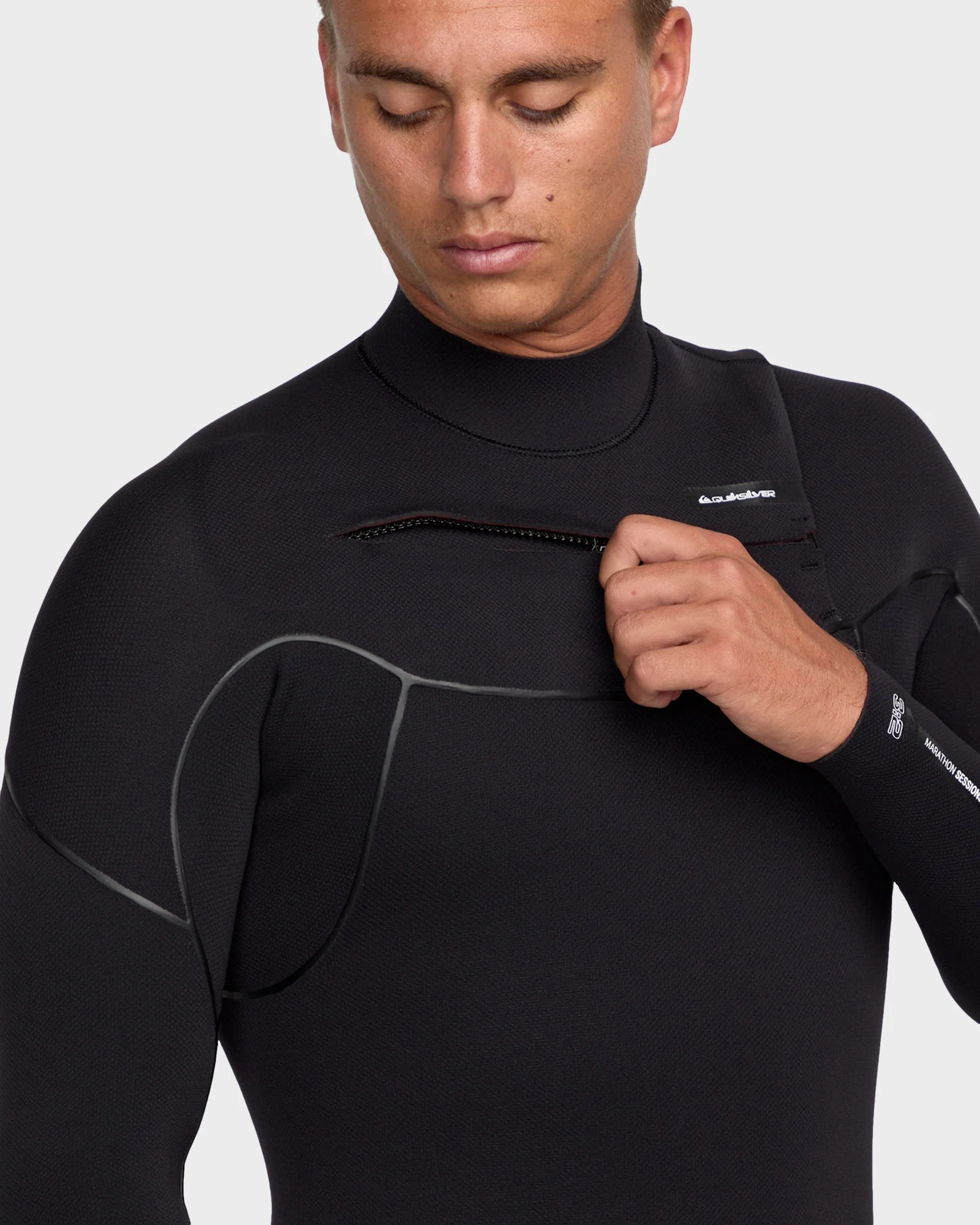 Mens 4/3mm Marathon Sessions Chest Zip Wetsuit - Image 5