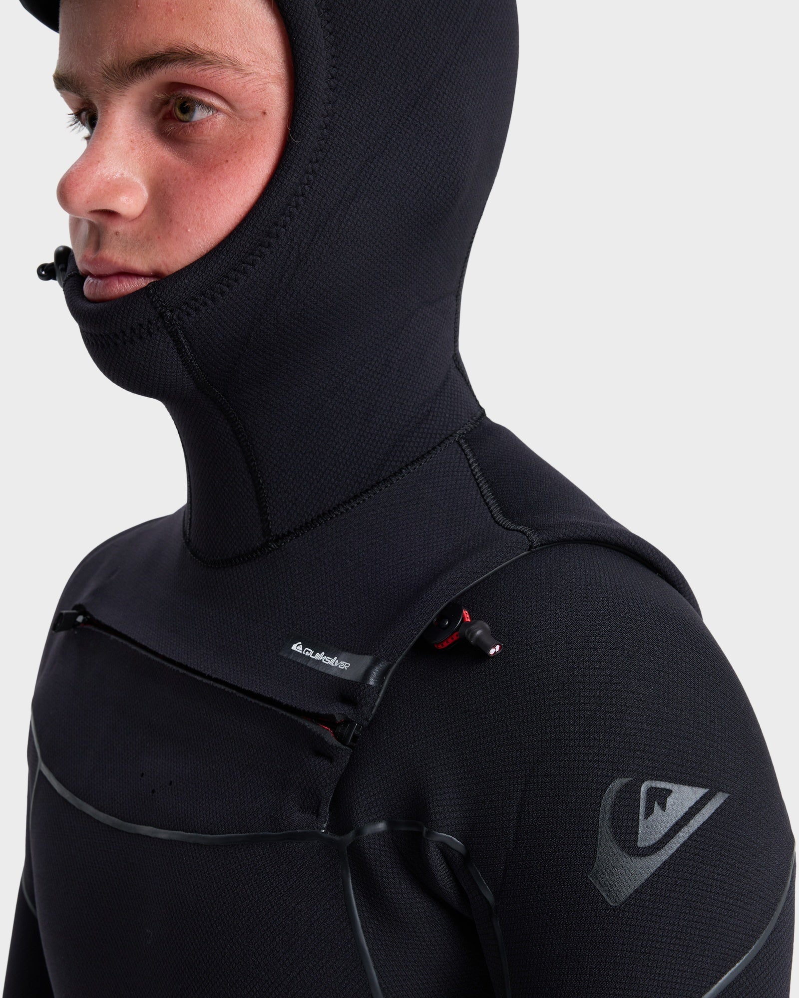 Mens 5/4/3 Marathon Sessions Hooded Chest Zip Wetsuit - Image 7