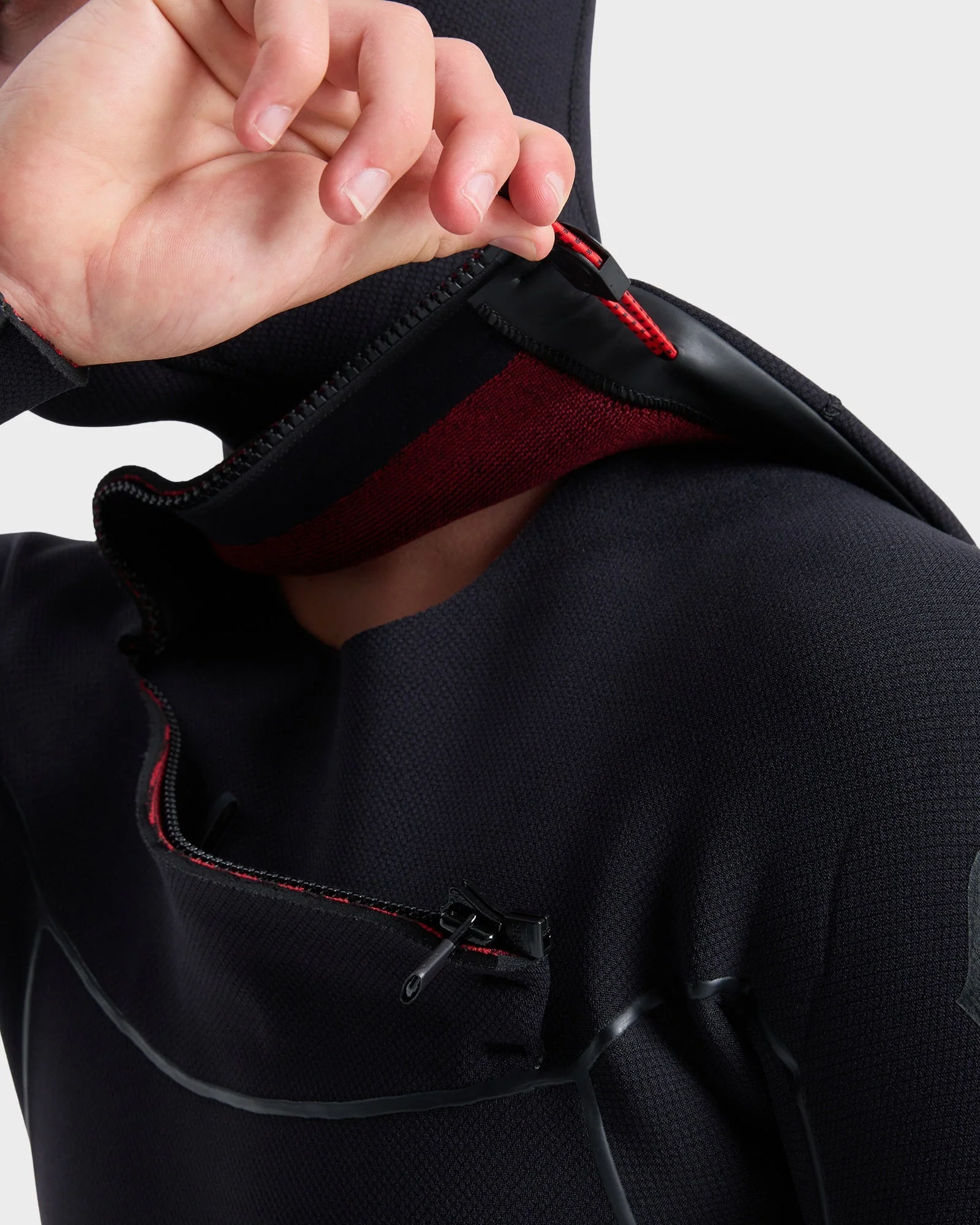Mens 5/4/3 Marathon Sessions Hooded Chest Zip Wetsuit - Image 8
