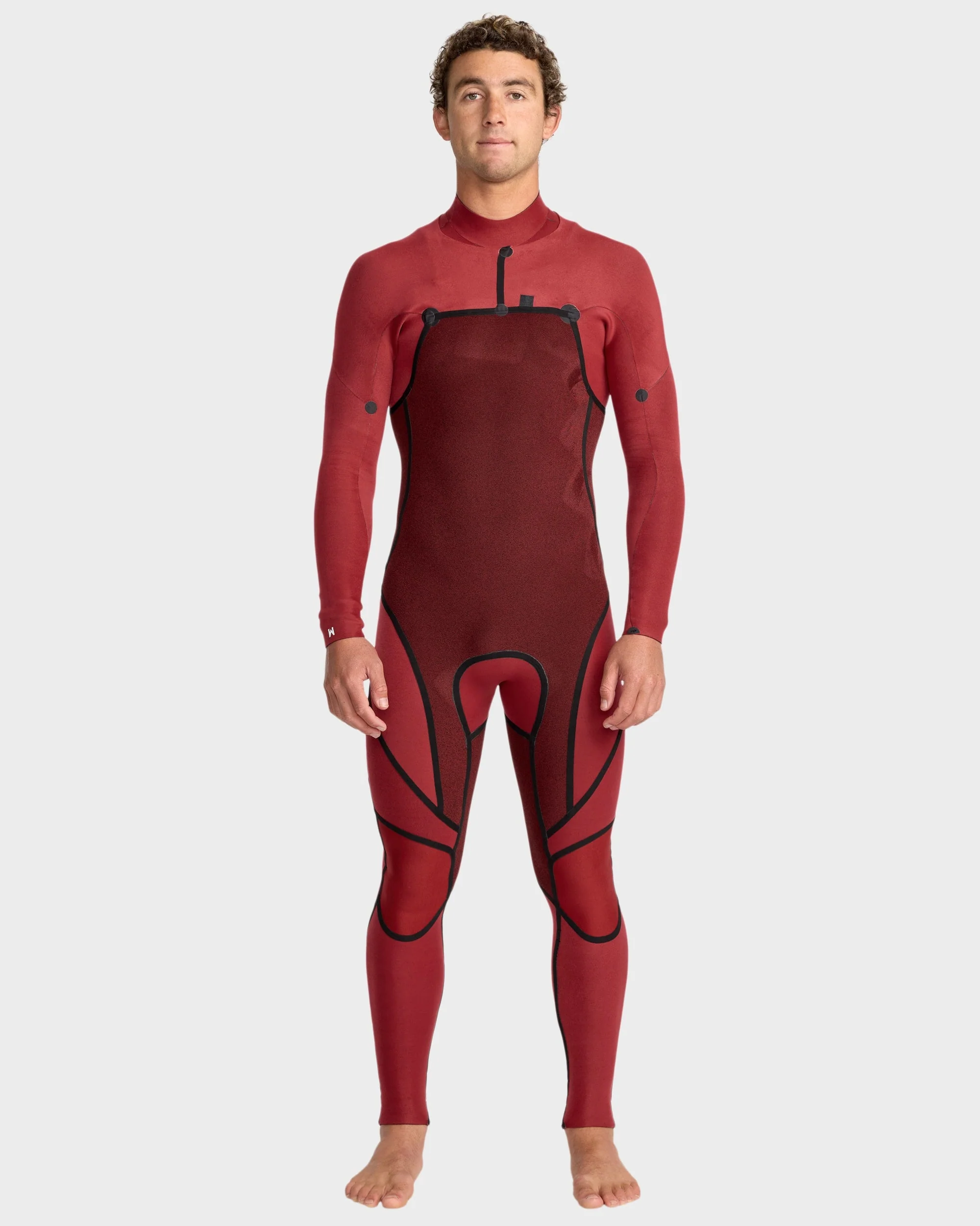 Mens 3/2mm Mercury Chest Zip Wetsuit - Image 6