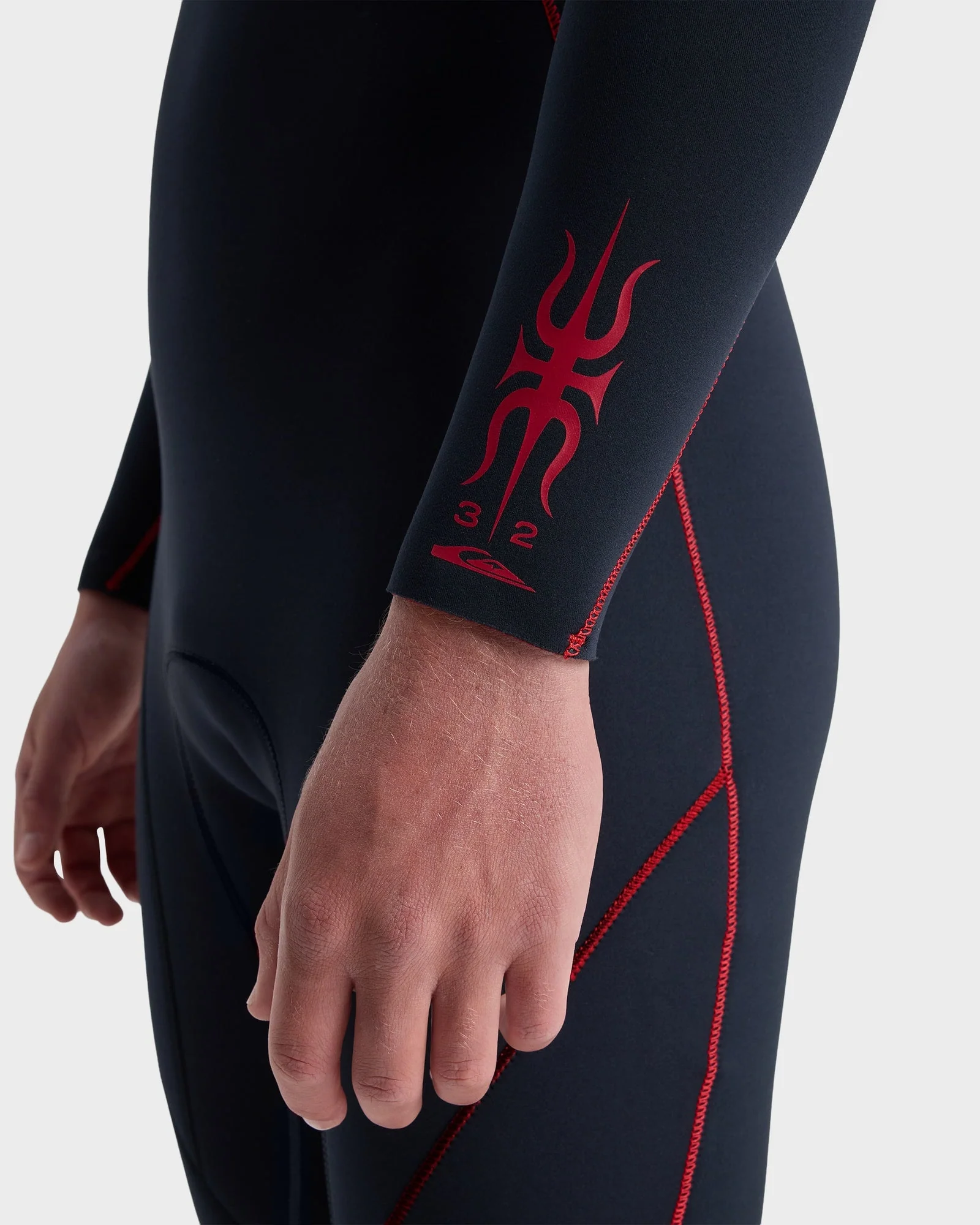 Mens 3/2 Mercury Chest Zip Wetsuit - Image 7
