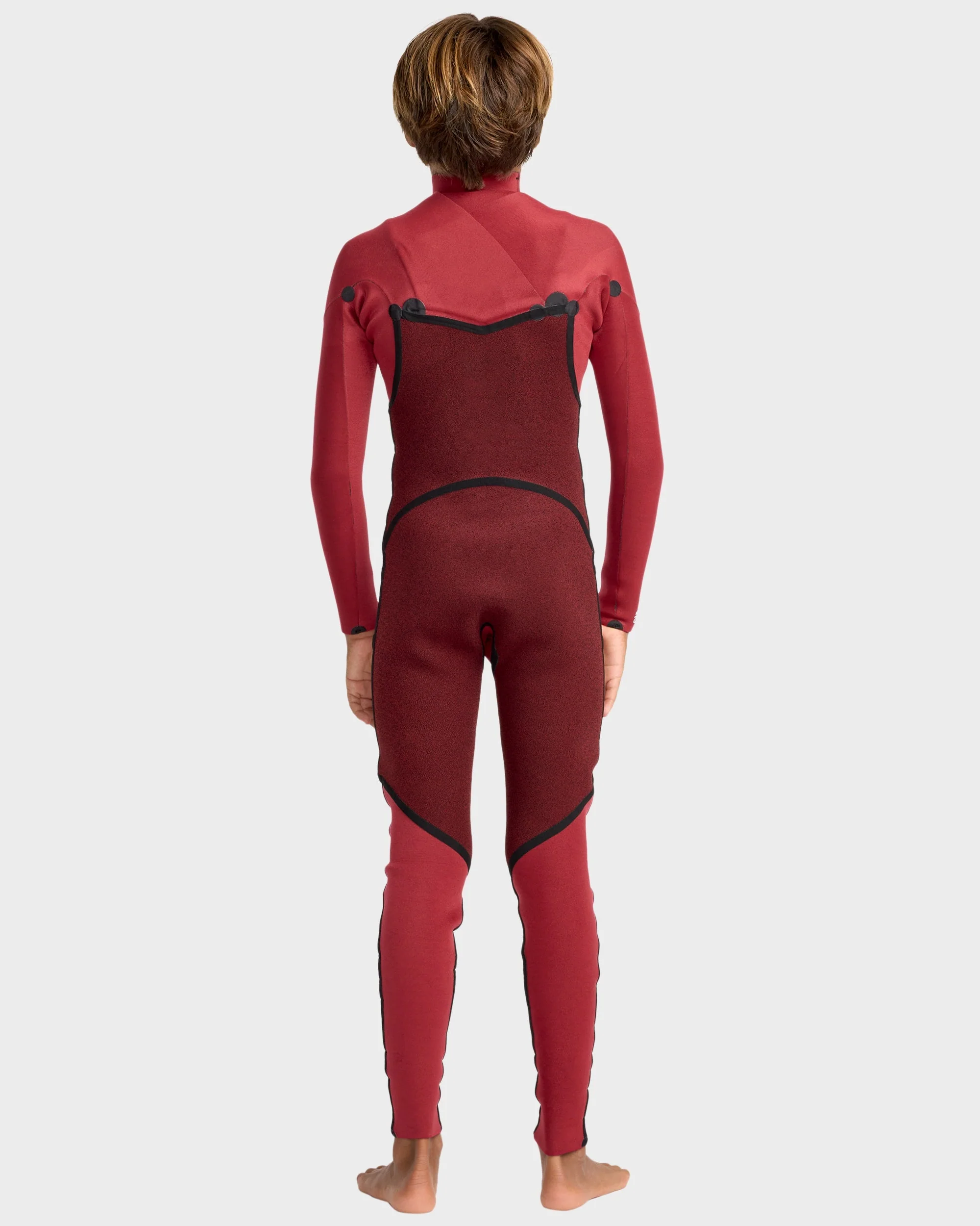 Boys 8-16 3/2mm Mercury Chest Zip Wetsuit - Image 4