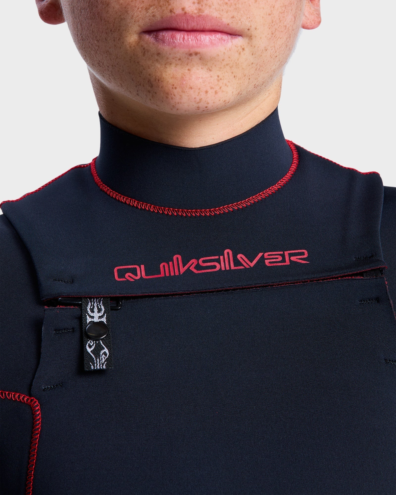 Boys 8-16 3/2 Mercury Chest Zip Wetsuit - Image 5