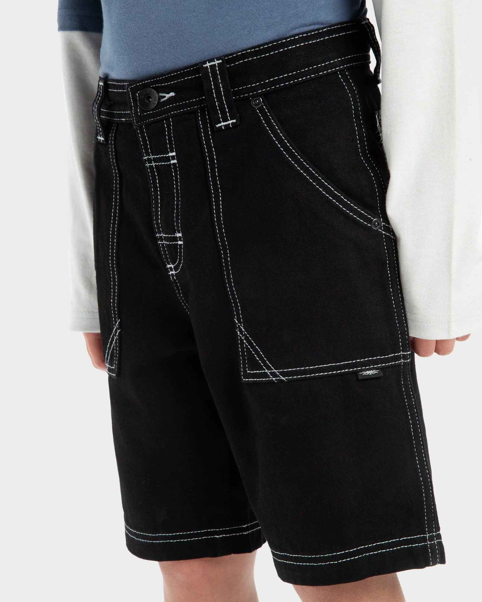 Boys 8-16 Mercury Denim Cargo Shorts - Image 4