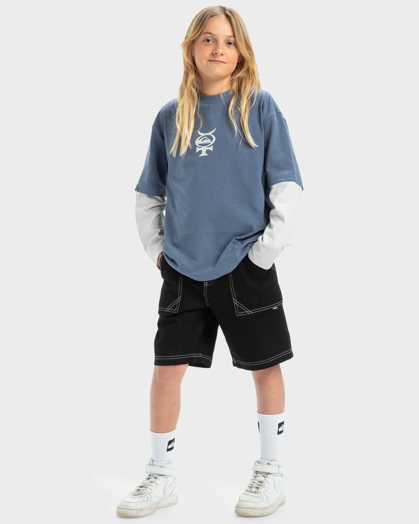 Boys 8-16 Mercury Denim Cargo Shorts - Image 5