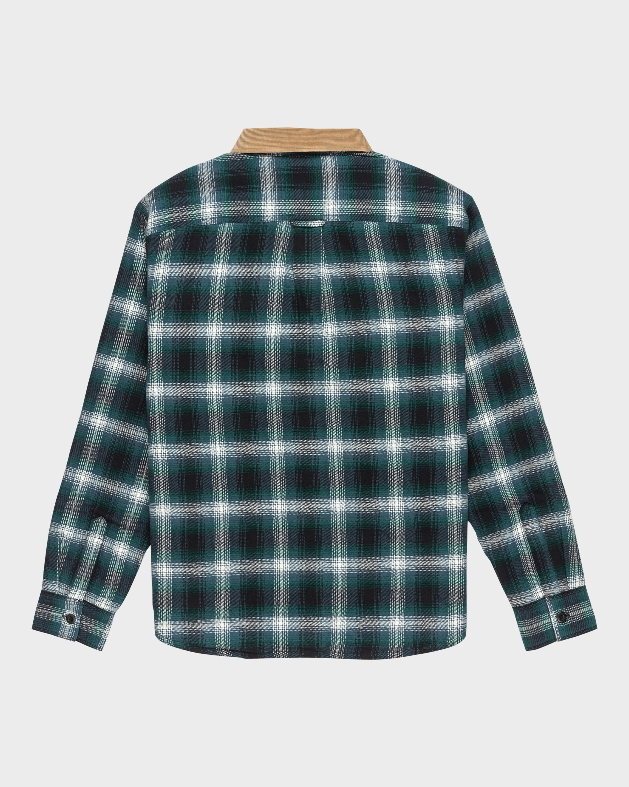 Mens Shadow Check Long Sleeve Shirt - Image 8