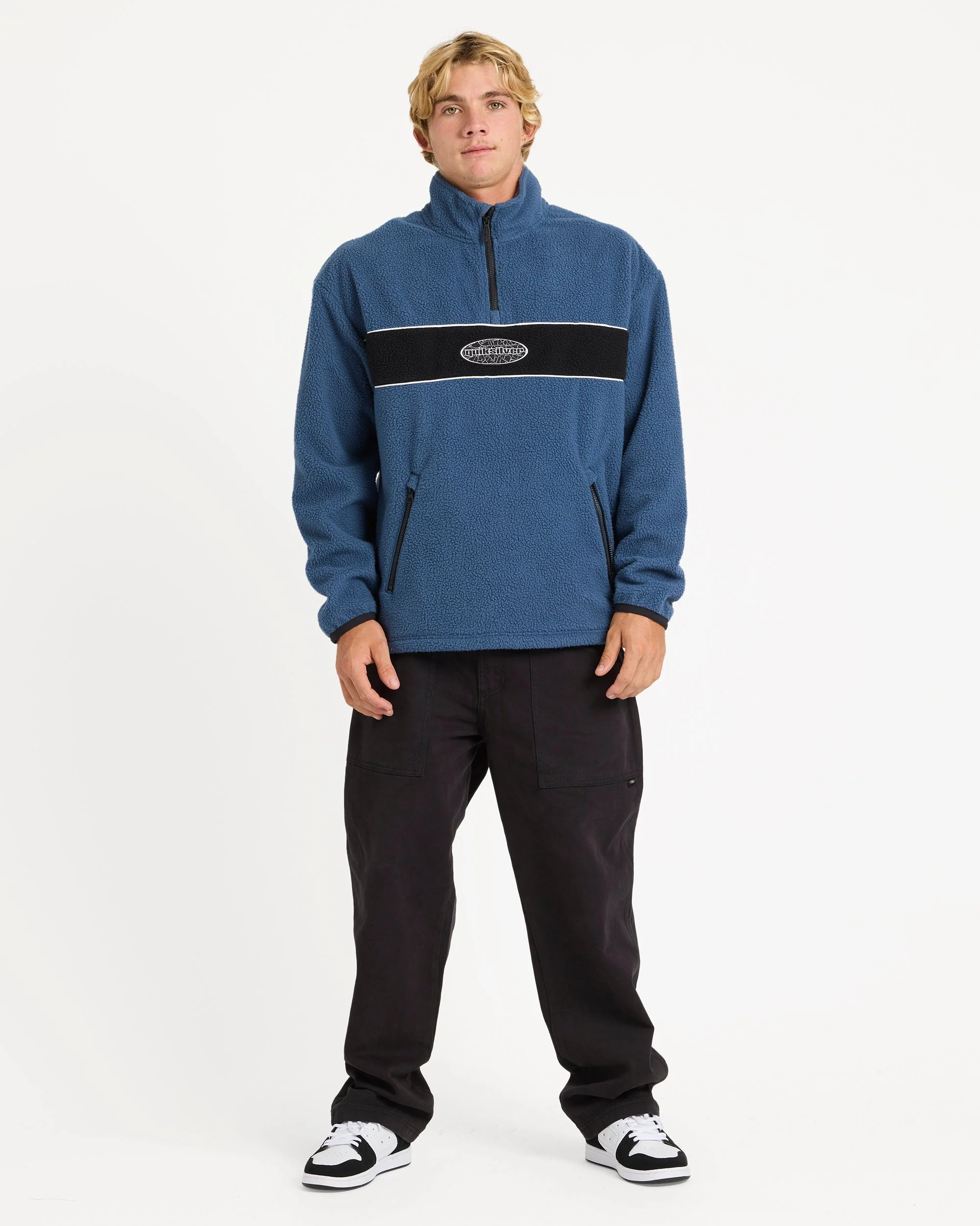 Mens Mercury Panel 1/4 Zip Fleece Jumper - Image 5