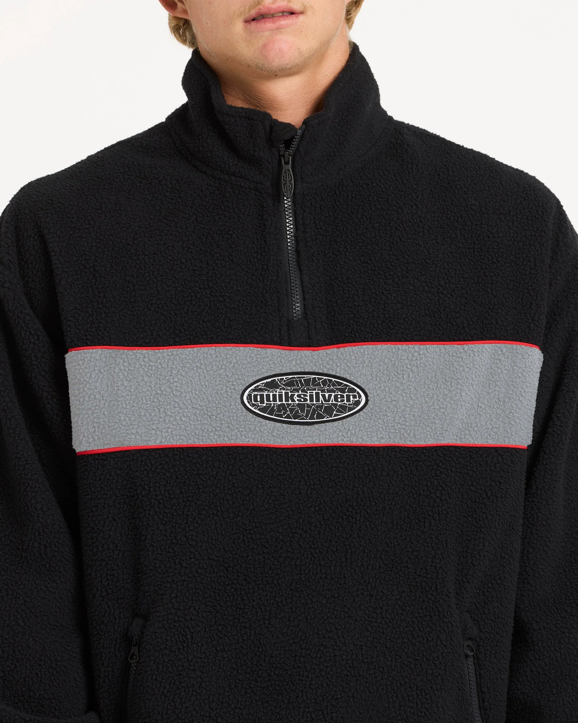 Mens Mercury Panel 1/4 Zip Fleece Jumper - Image 4