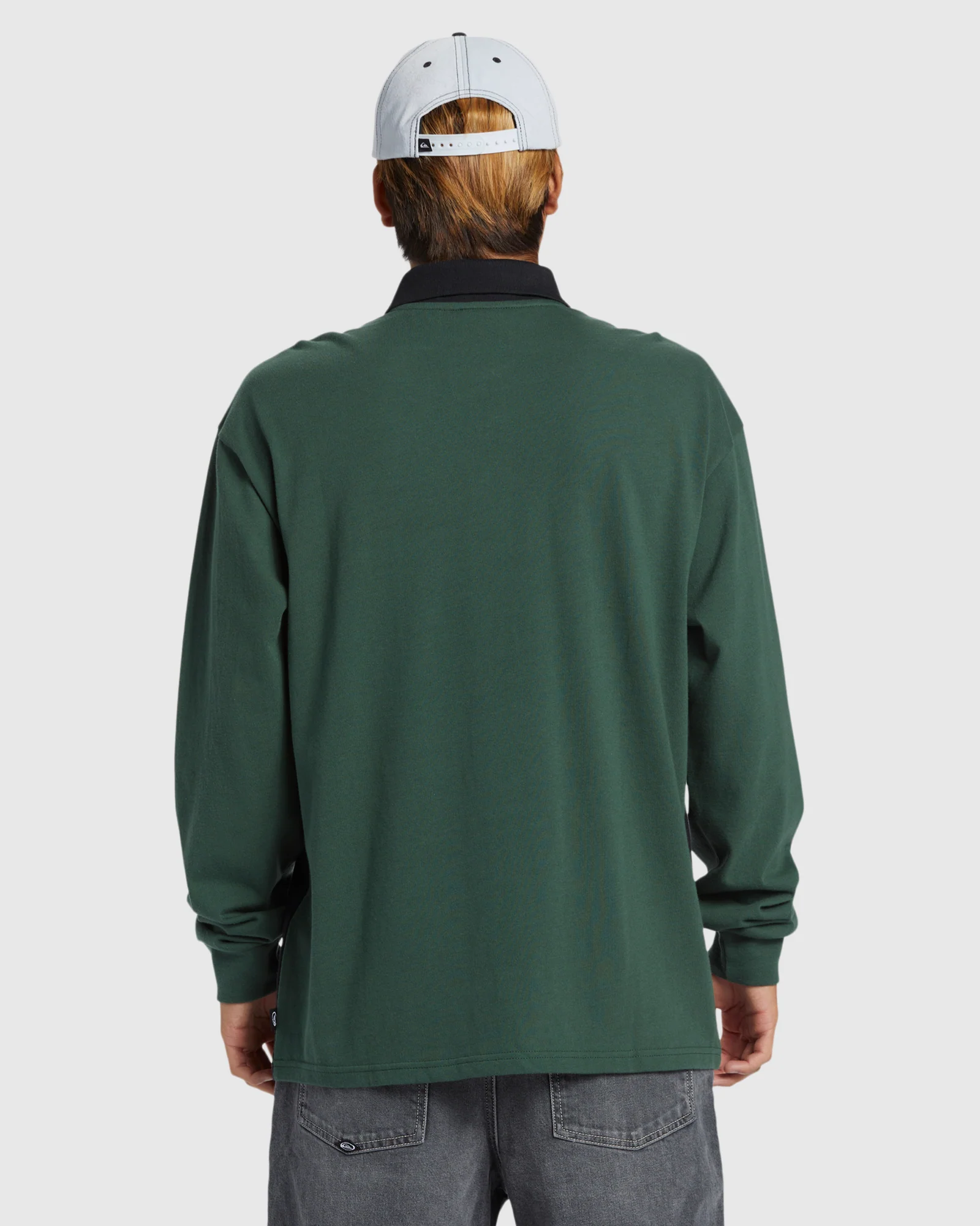 Mens Mercury Rugby Long Sleeve Polo T-Shirt - Image 3