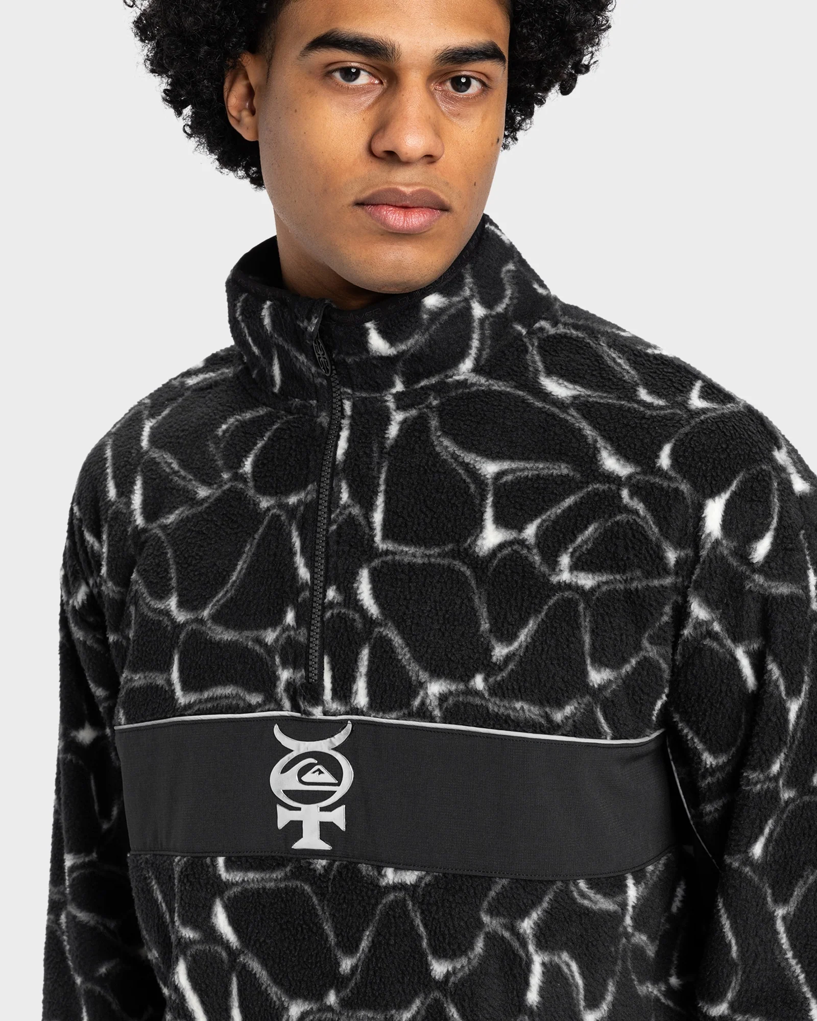 Mens Mercury Half Zip Polar Fleece Top - Image 3