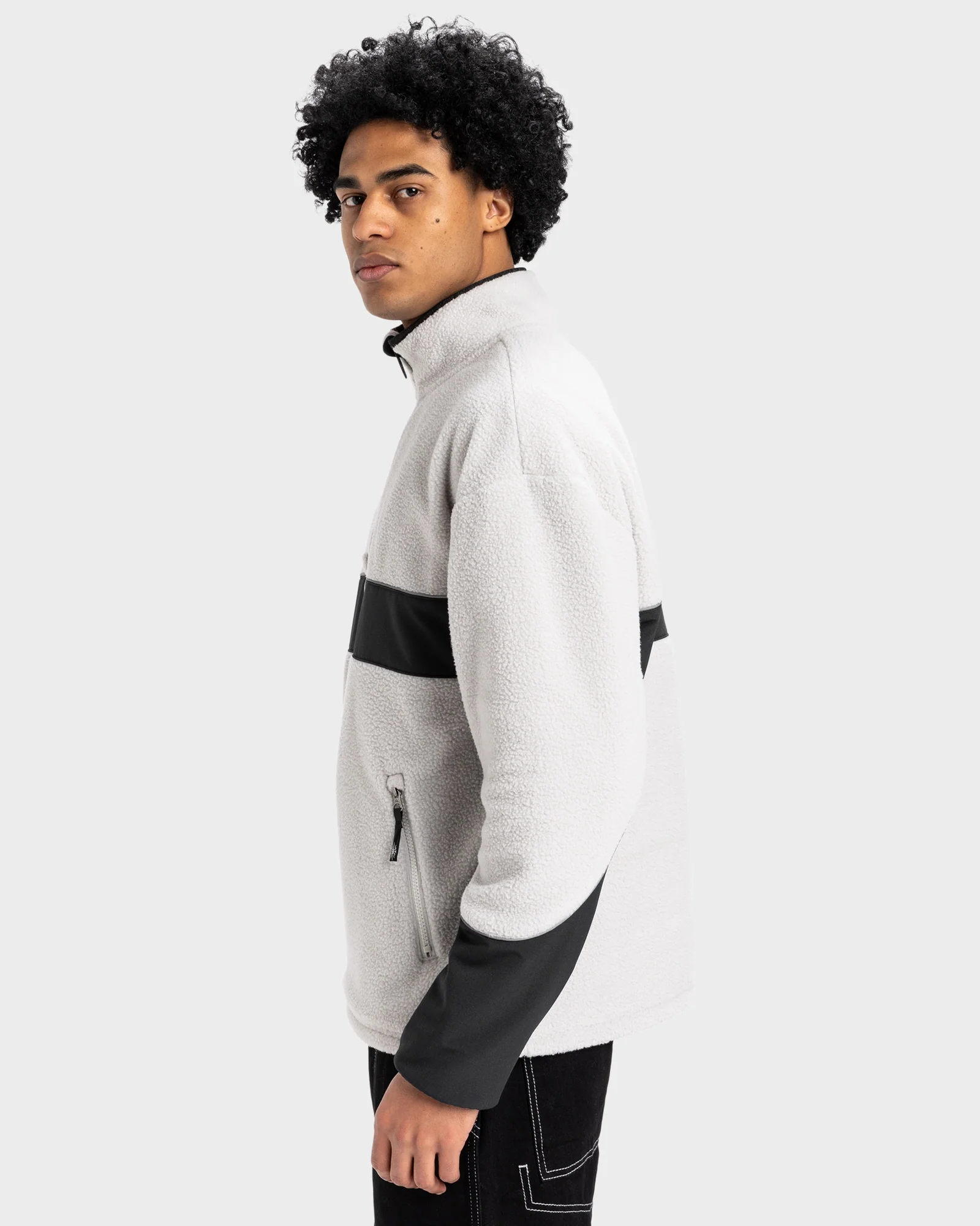 Mens Mercury Half Zip Polar Fleece Top - Image 2