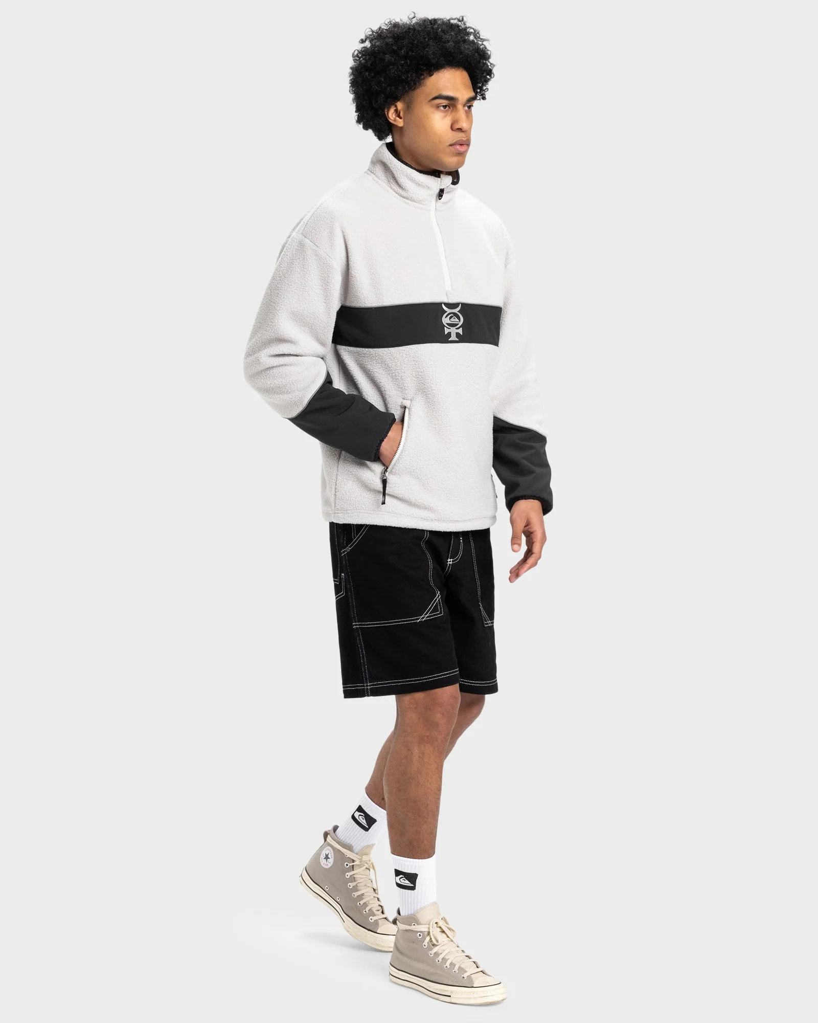 Mens Mercury Half Zip Polar Fleece Top - Image 5