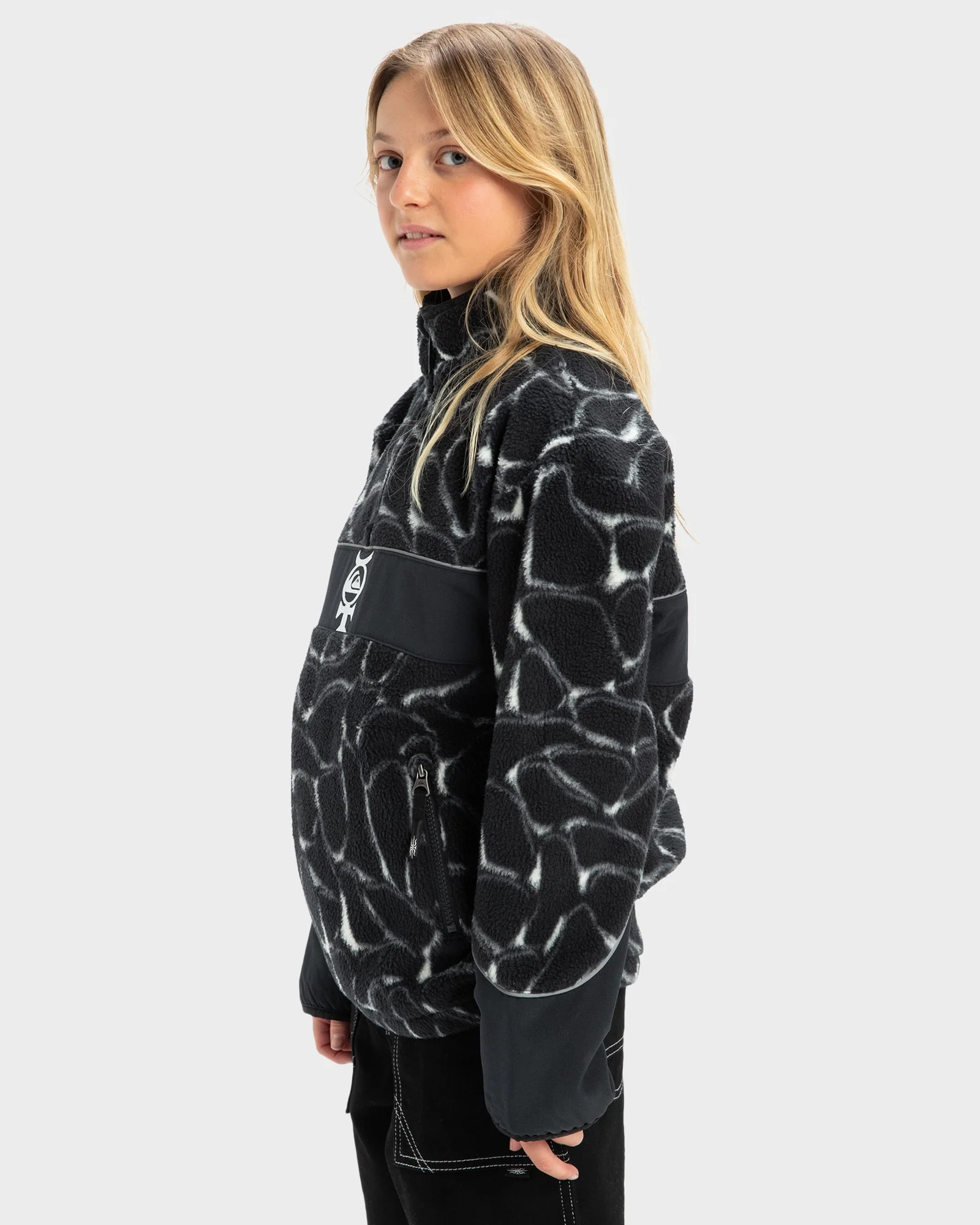 Boys 8-16 Mercury Half Zip Polar Fleece Top - Image 3