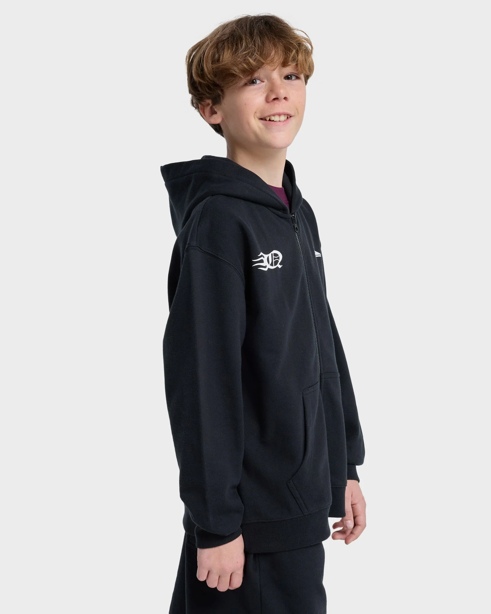 Boys 8-16 Mercury Trident Zip Up Hoodie - Image 5
