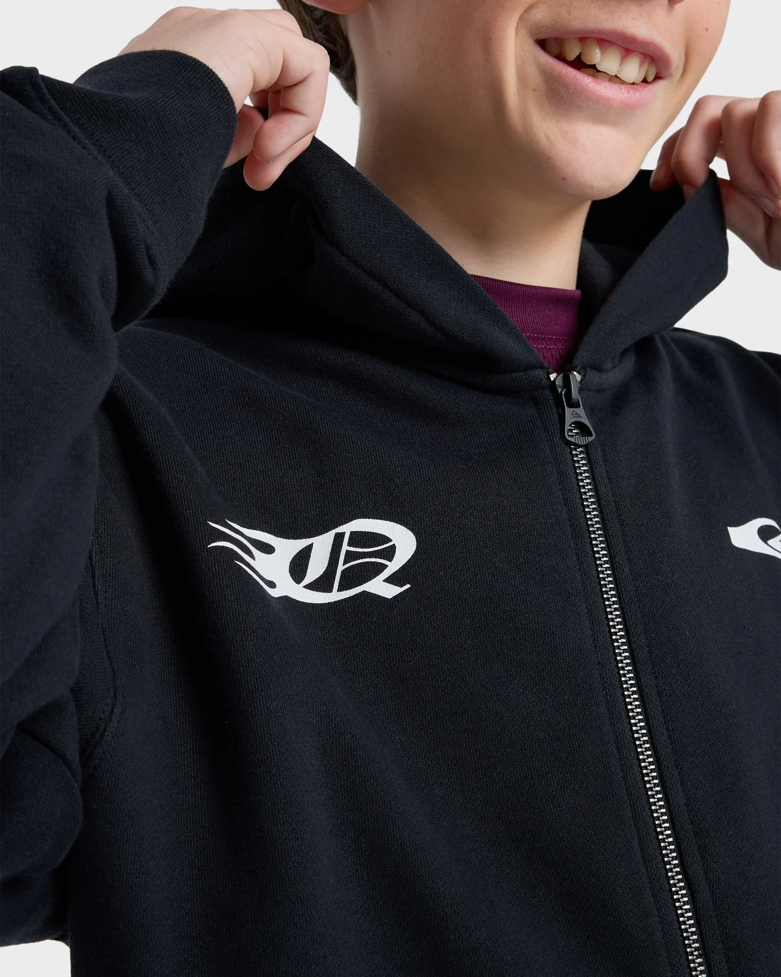 Boys 8-16 Mercury Trident Zip Up Hoodie - Image 7