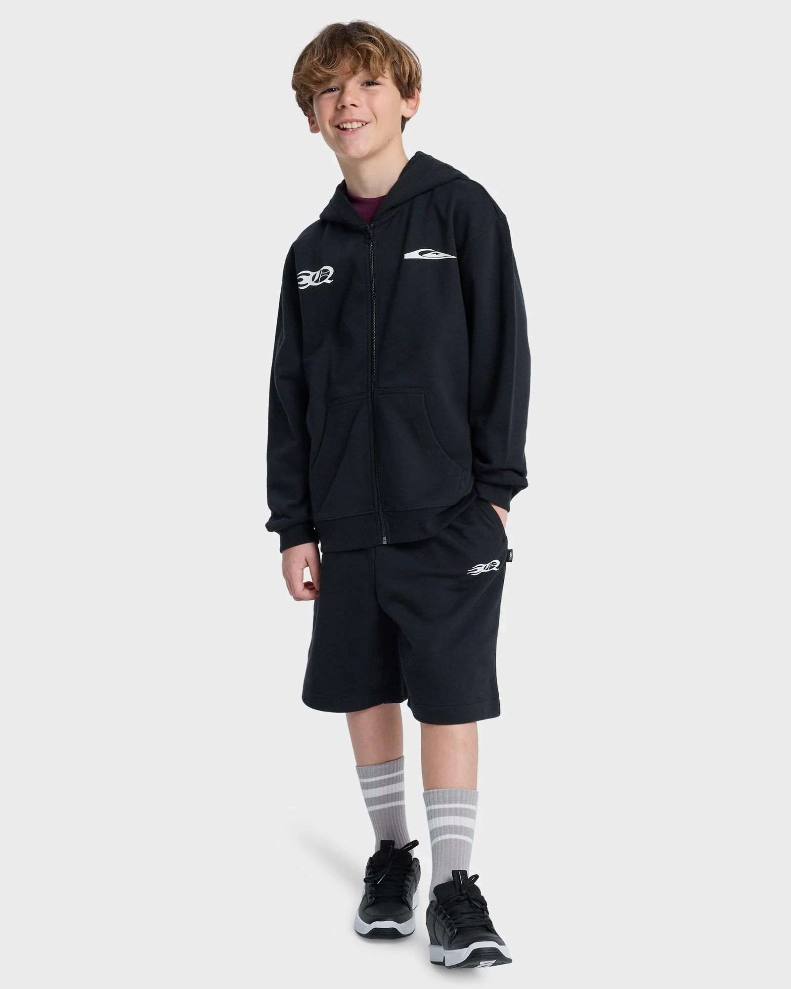 Boys 8-16 Mercury Trident Zip Up Hoodie - Image 9