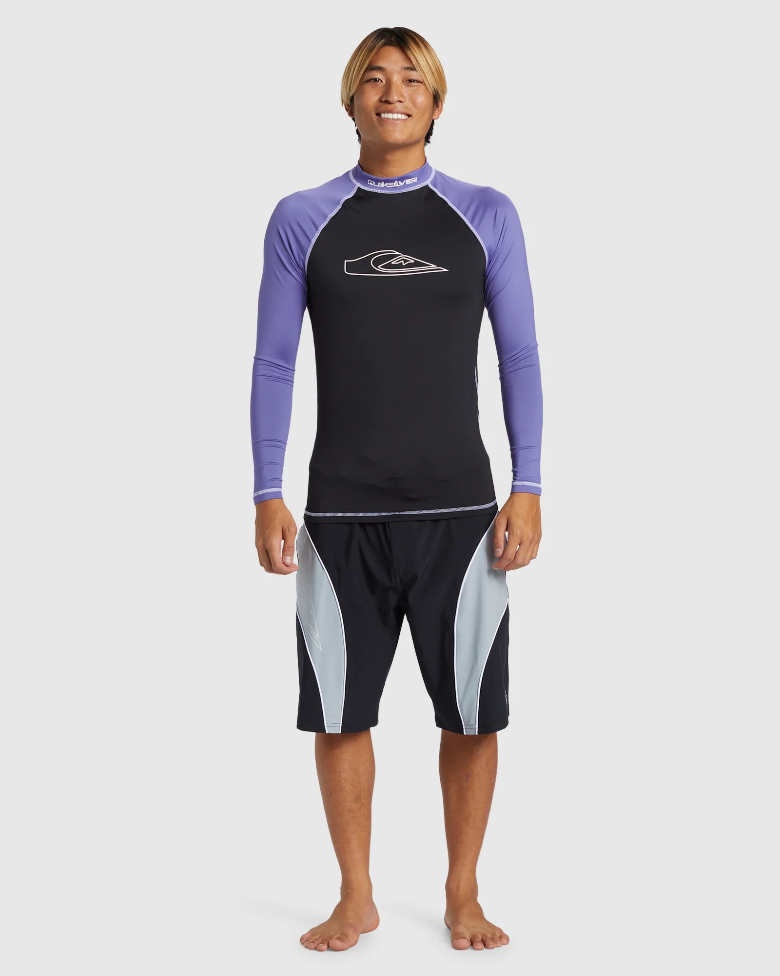 Mens Mercury Long Sleeve Upf 50 Surf T-Shirt - Image 5