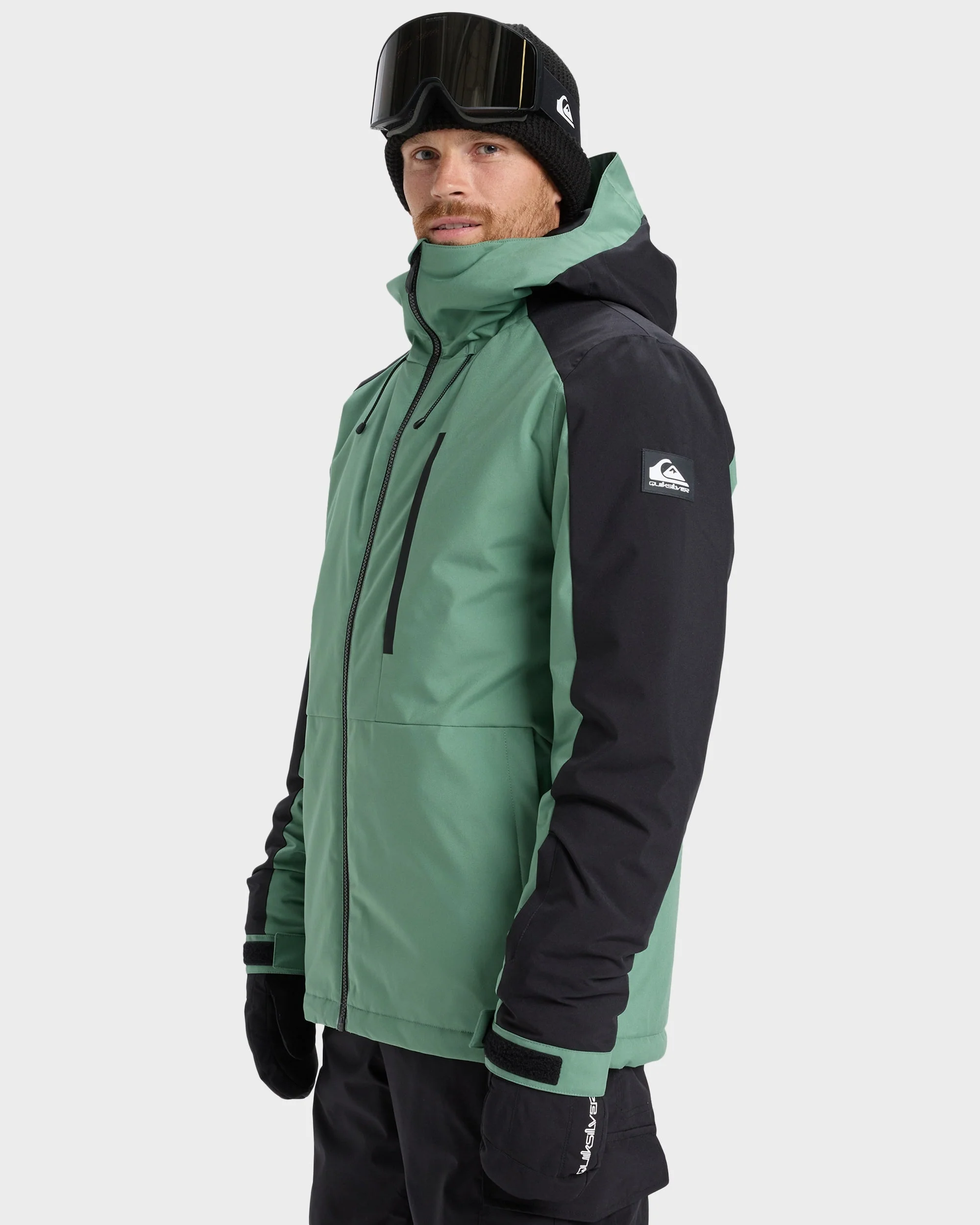 Mens Mission Block Snow Jacket - Image 11