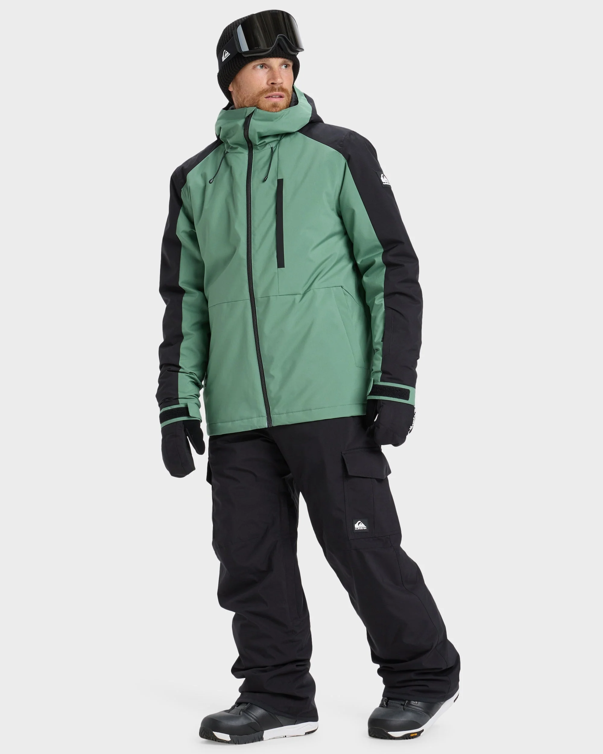 Mens Mission Block Snow Jacket - Image 12