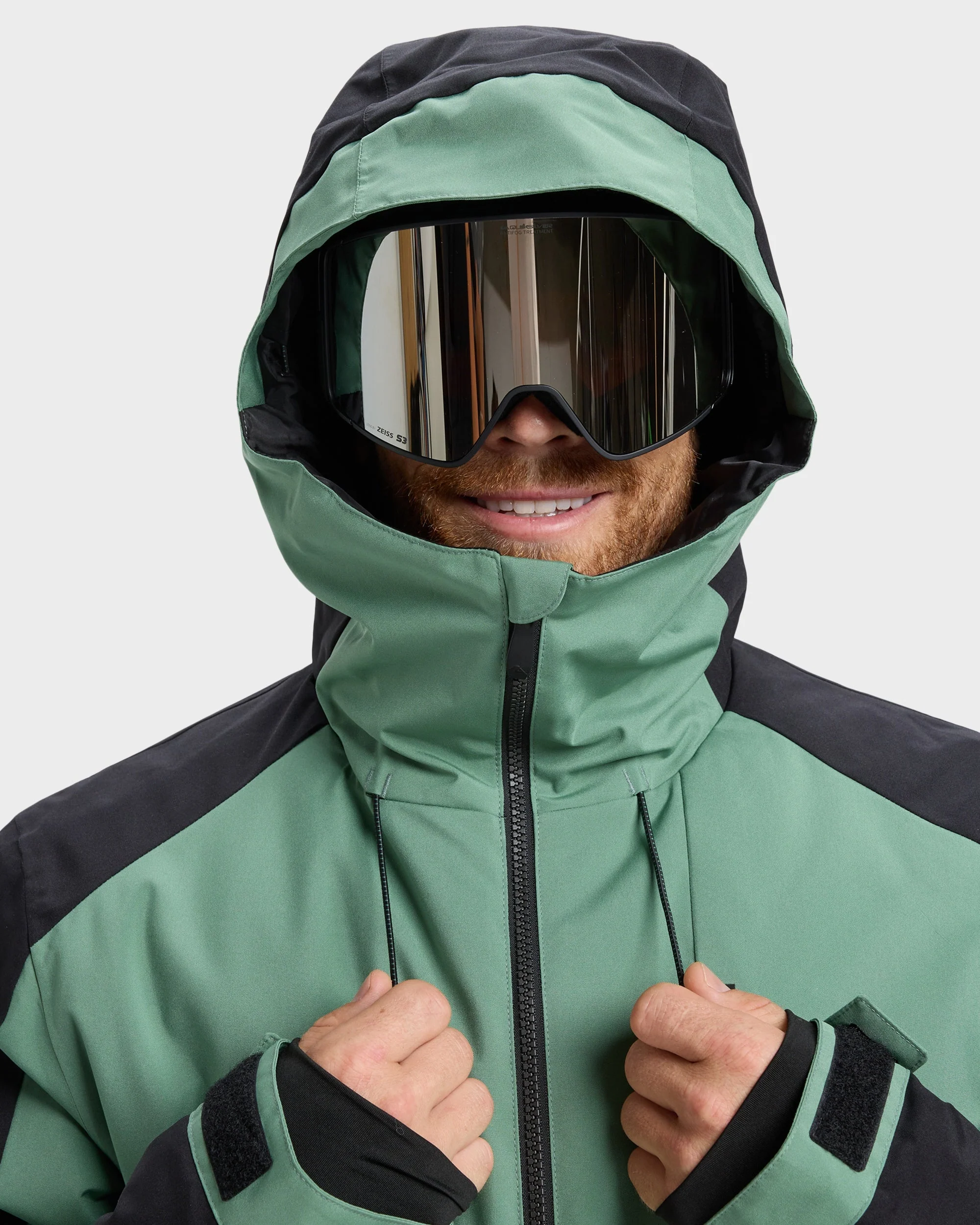 Mens Mission Block Snow Jacket - Image 7