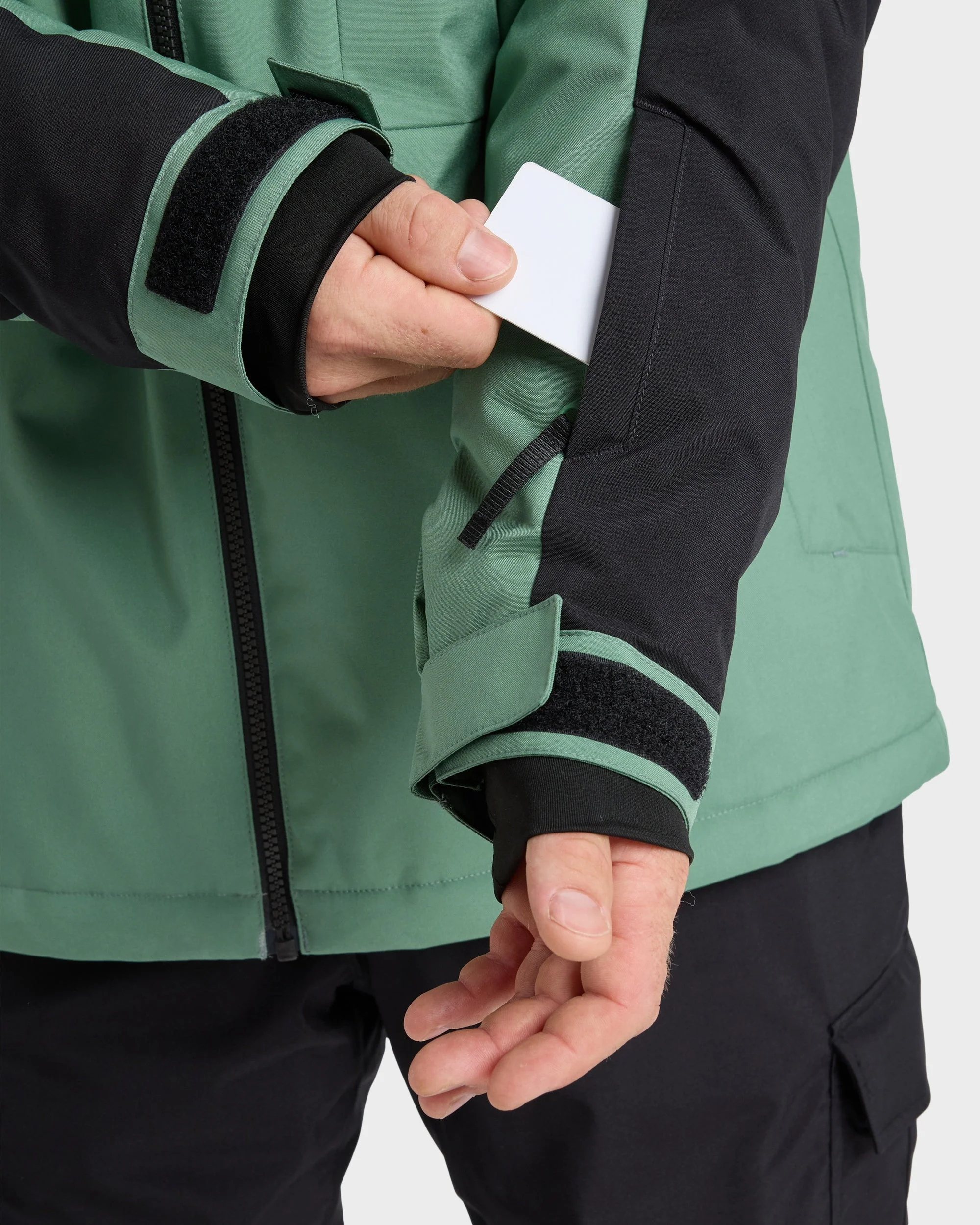 Mens Mission Block Snow Jacket - Image 8