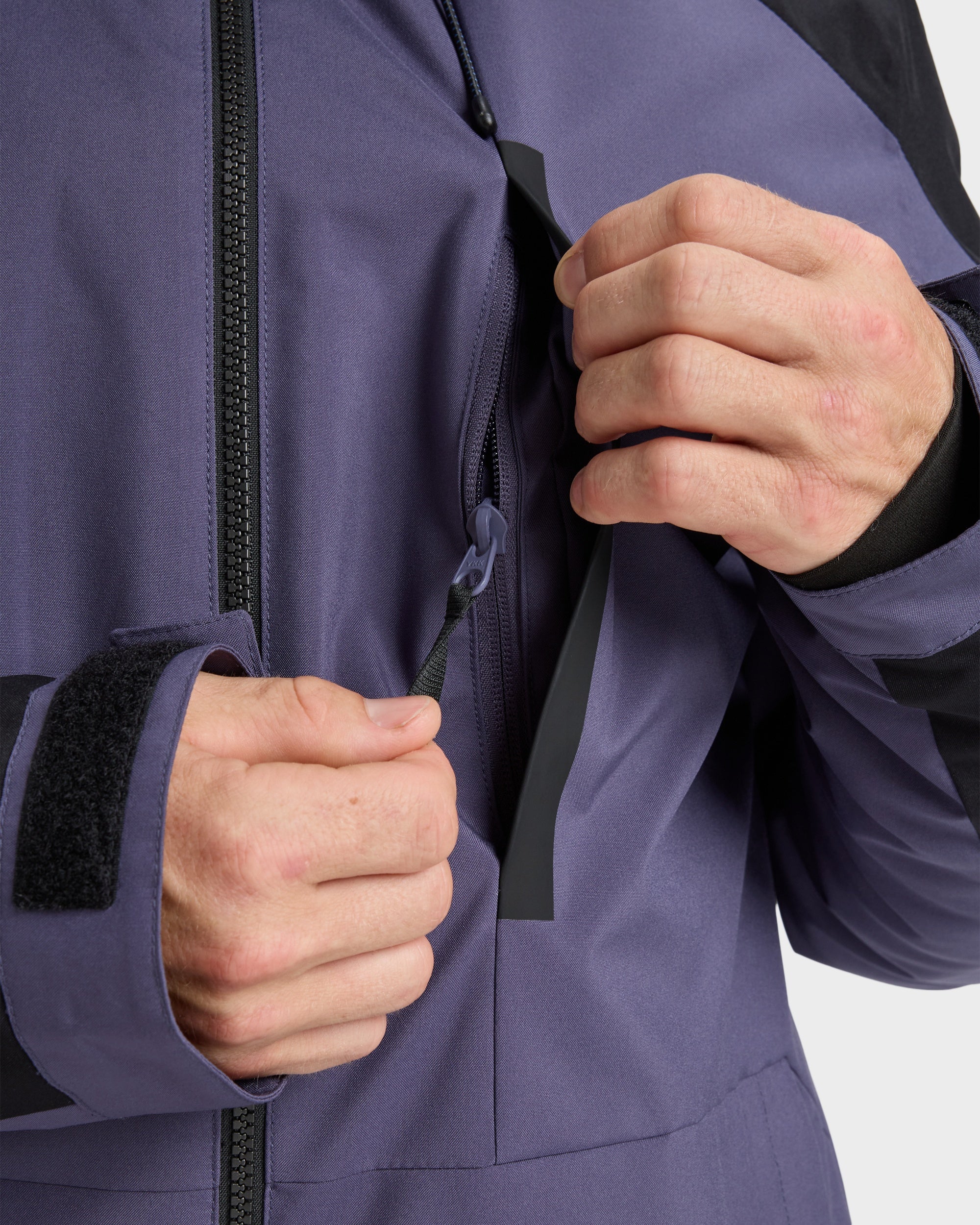 Mens Mission Block Snow Jacket - Image 12