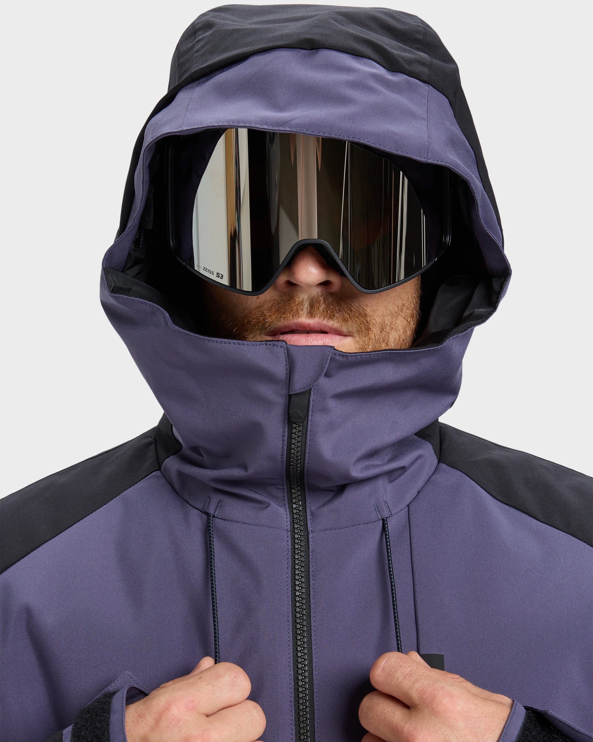 Mens Mission Block Snow Jacket - Image 4