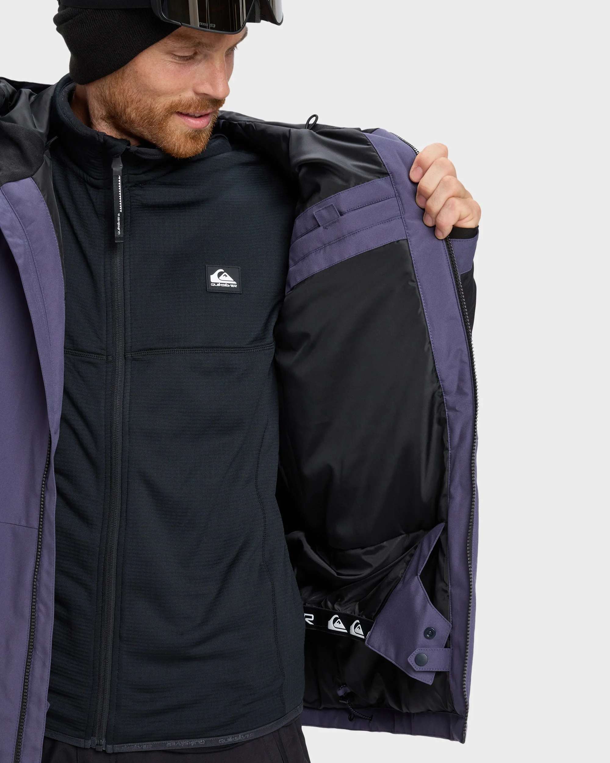 Mens Mission Block Snow Jacket - Image 7