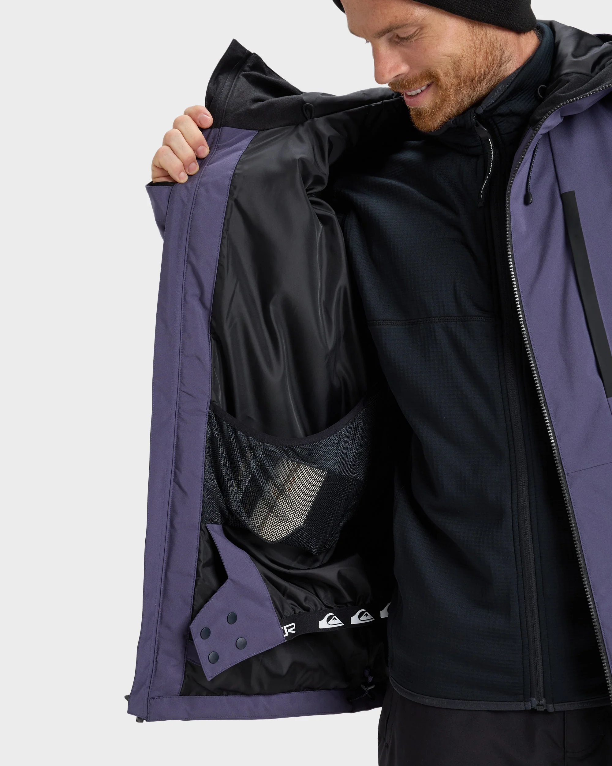 Mens Mission Block Snow Jacket - Image 8