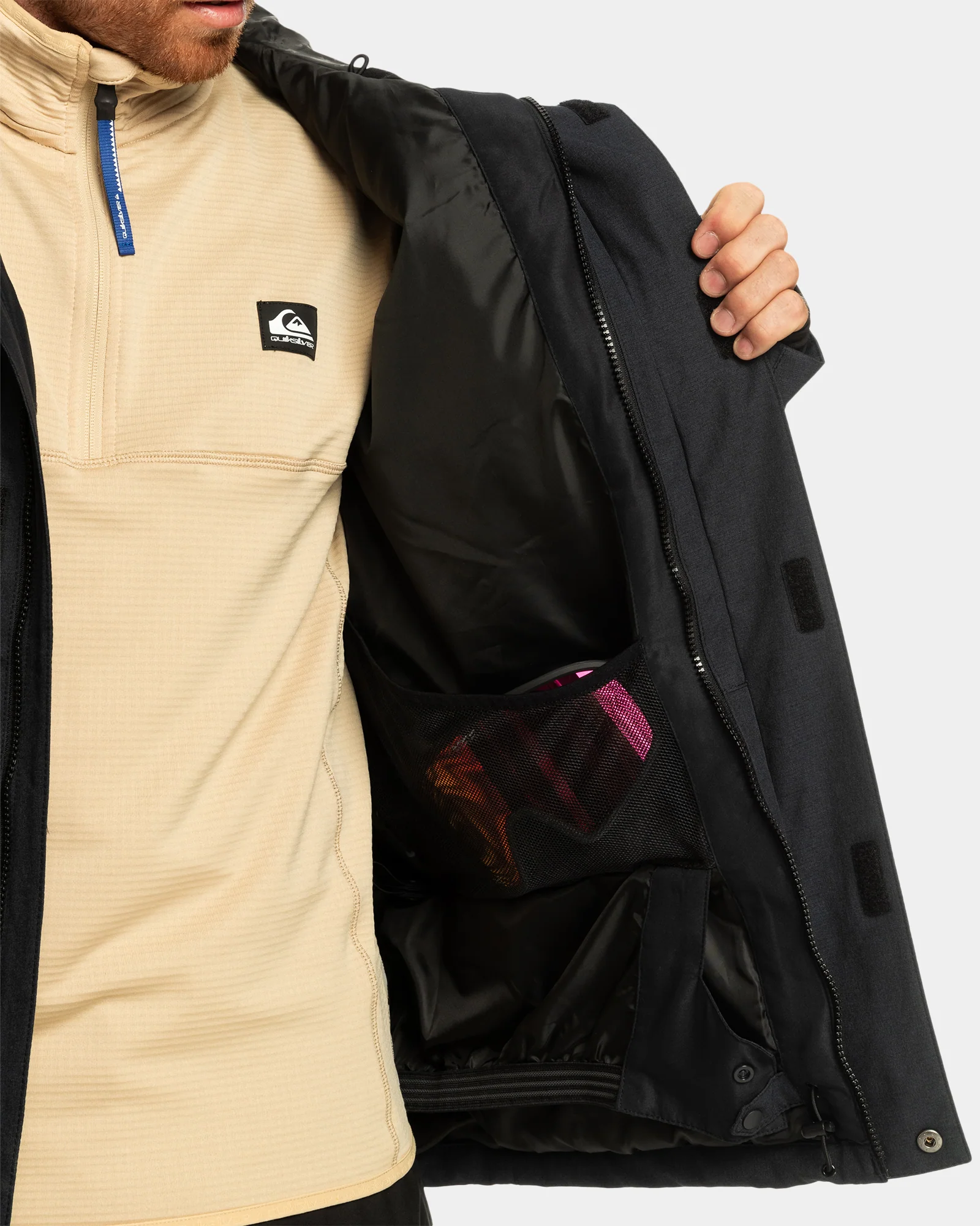 Mens Mission Solid Snow Jacket - Image 6