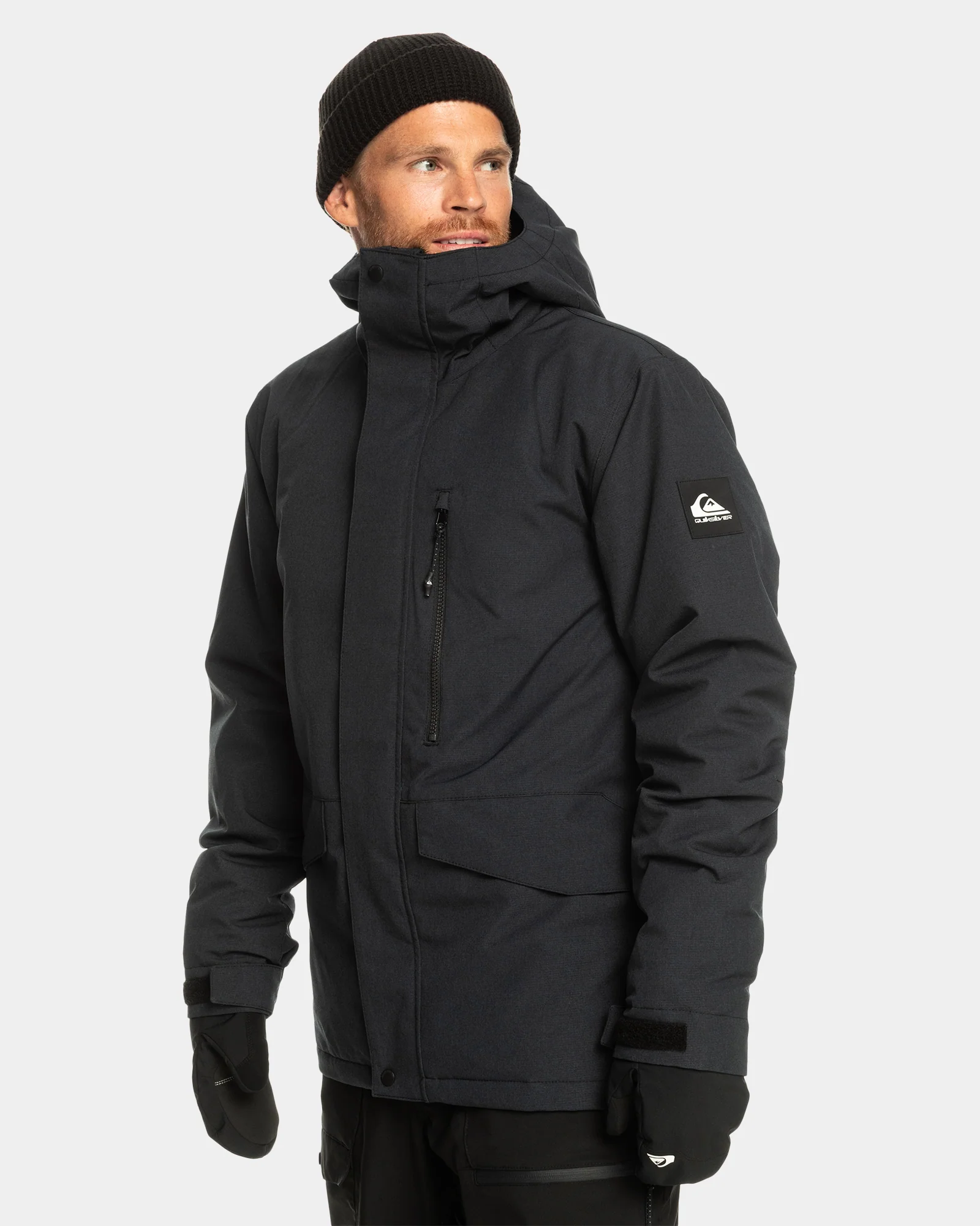 Mens Mission Solid Snow Jacket - Image 8