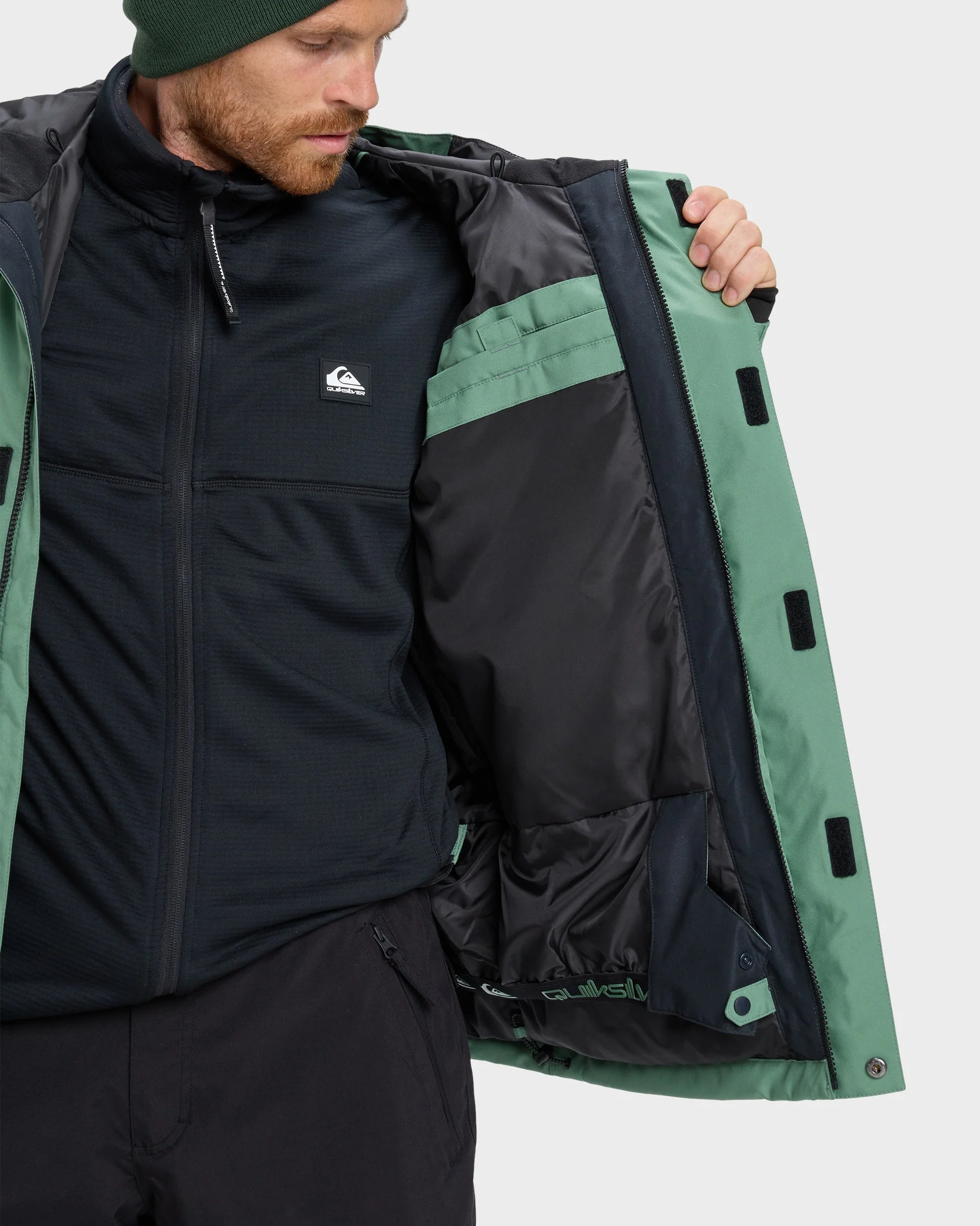 Mens Mission Solid Snow Jacket - Image 5