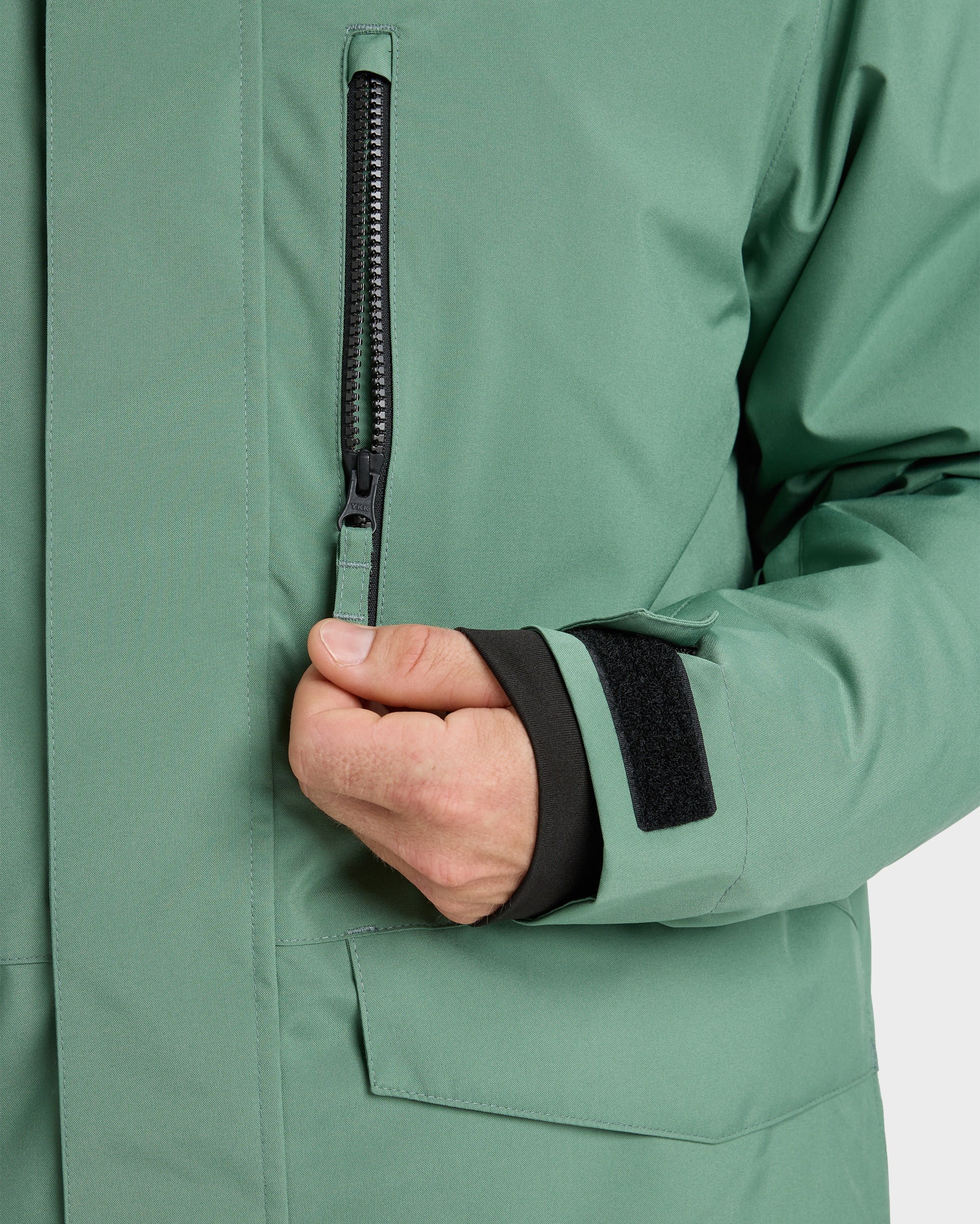 Mens Mission Solid Snow Jacket - Image 7
