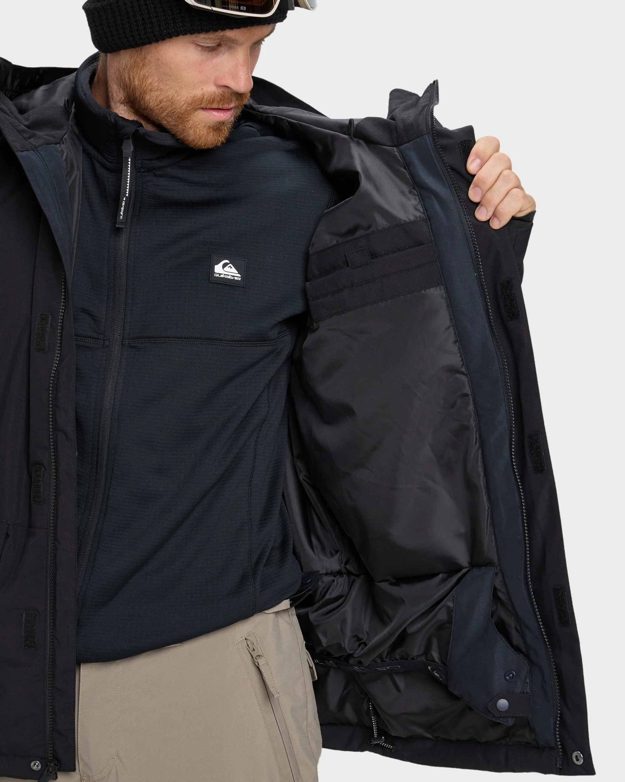 Mens Mission Solid Snow Jacket - Image 7
