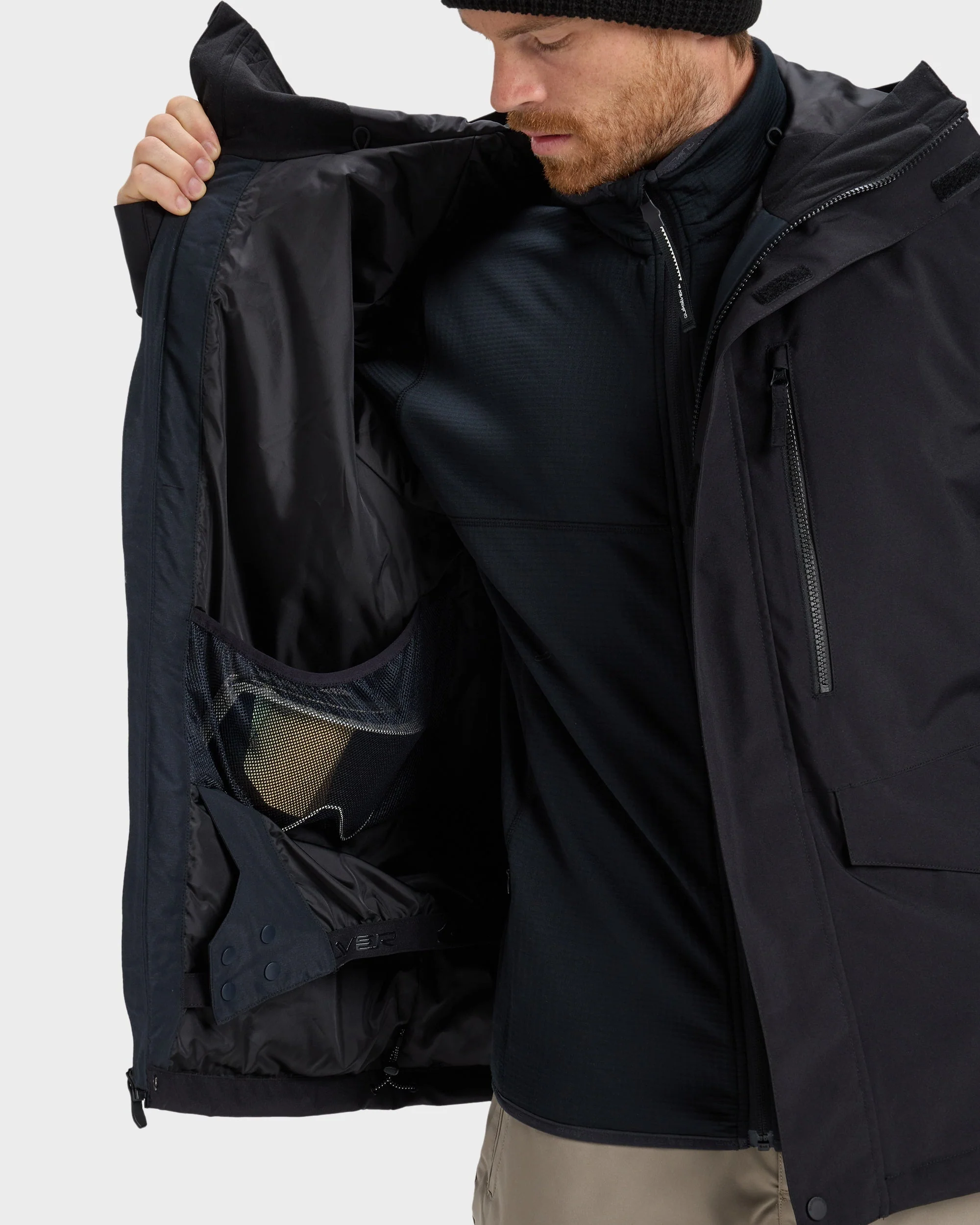 Mens Mission Solid Snow Jacket - Image 8