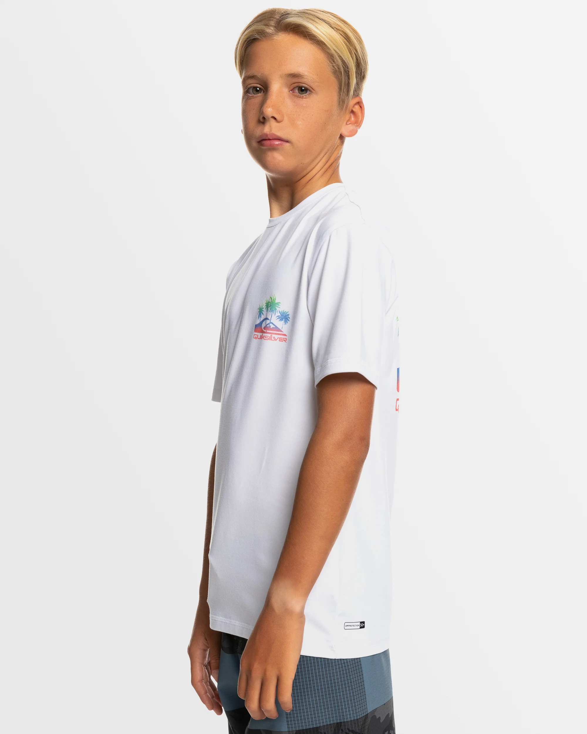 Boys 8-16 Mix Session Short Sleeve Surf T-Shirt - Image 2