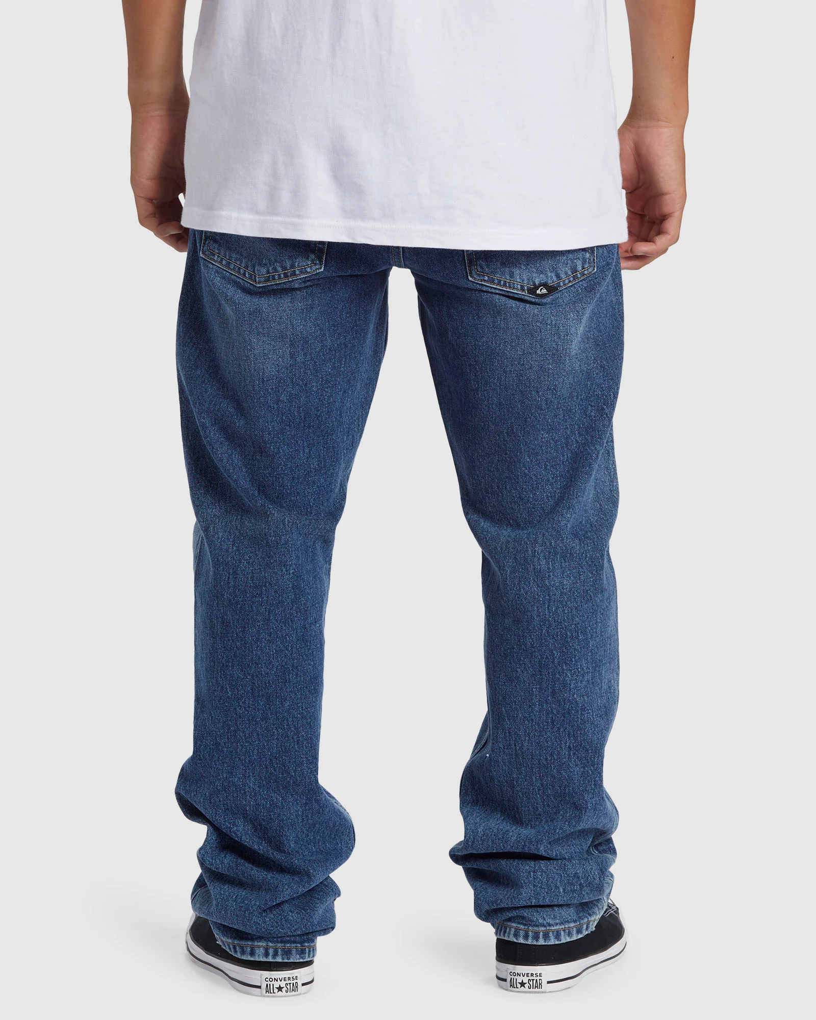 Mens Modern Wave Aged Straight Fit Jeans - Image 3