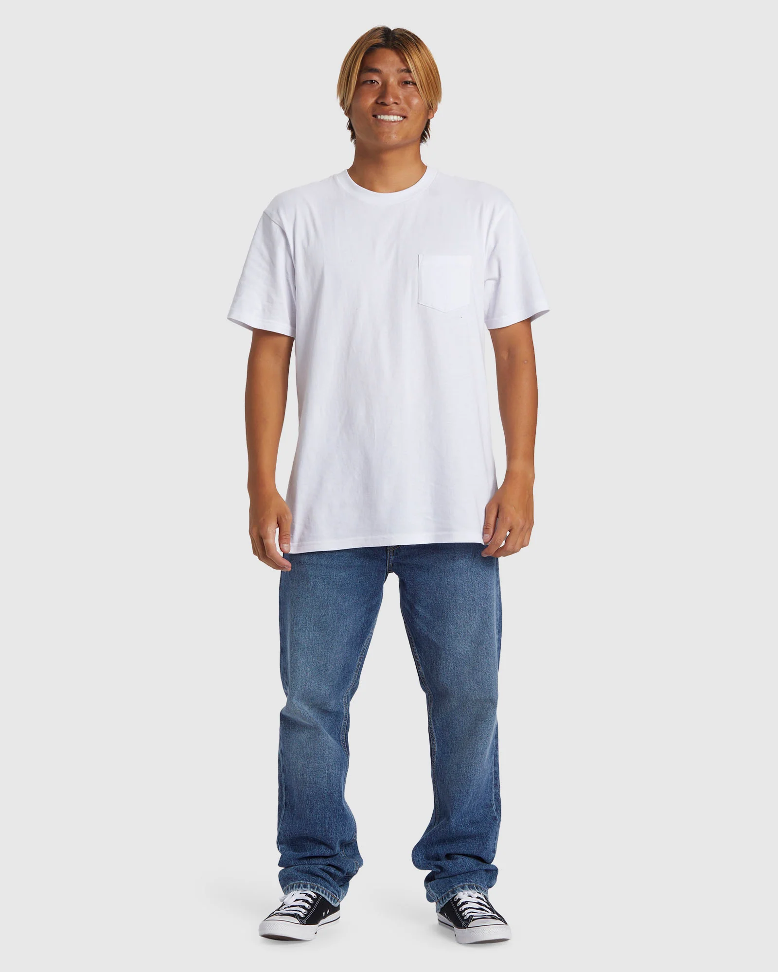 Mens Modern Wave Aged Straight Fit Jeans - Image 5