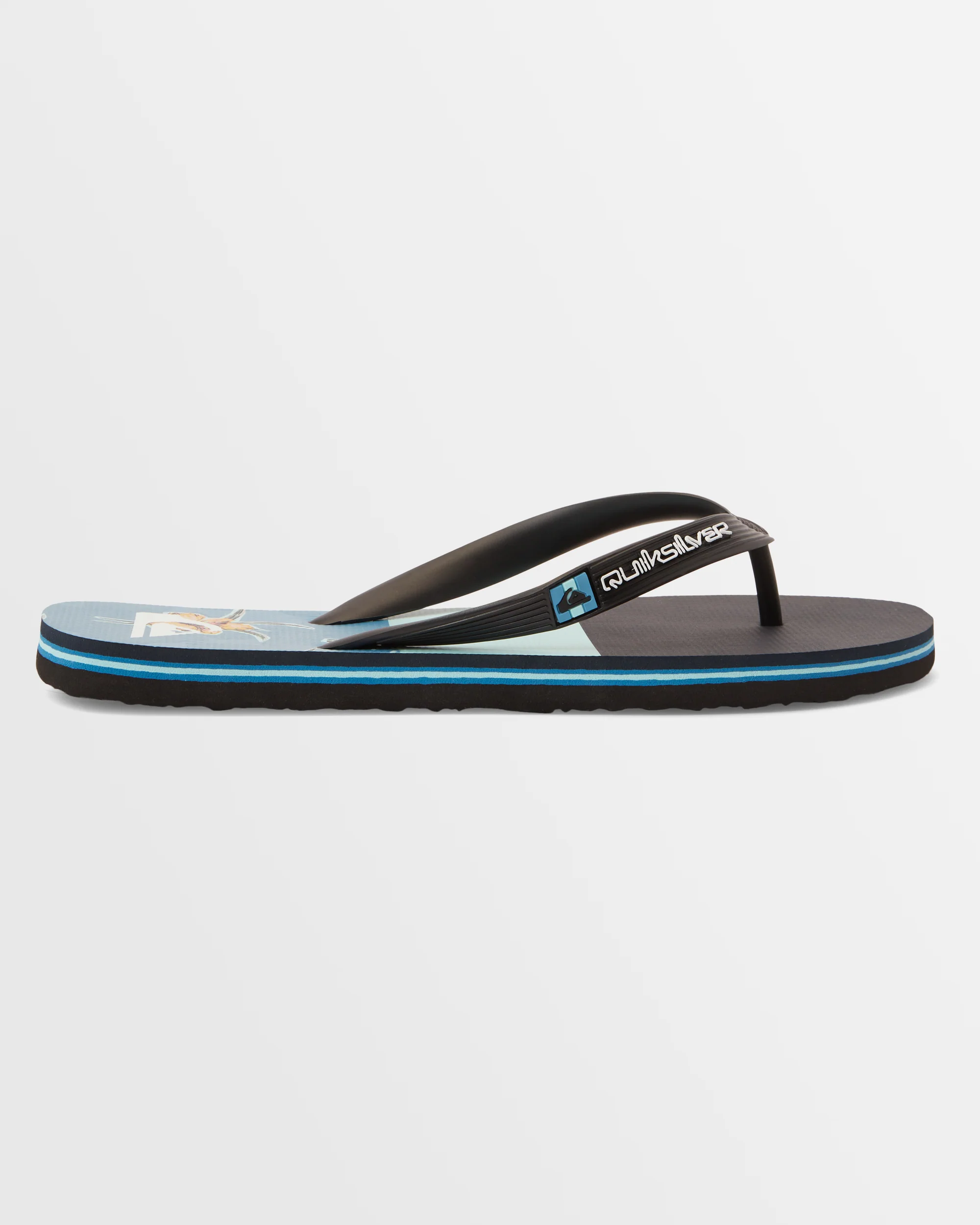Mens Molokai Art Beach Flip-Flops - Image 2