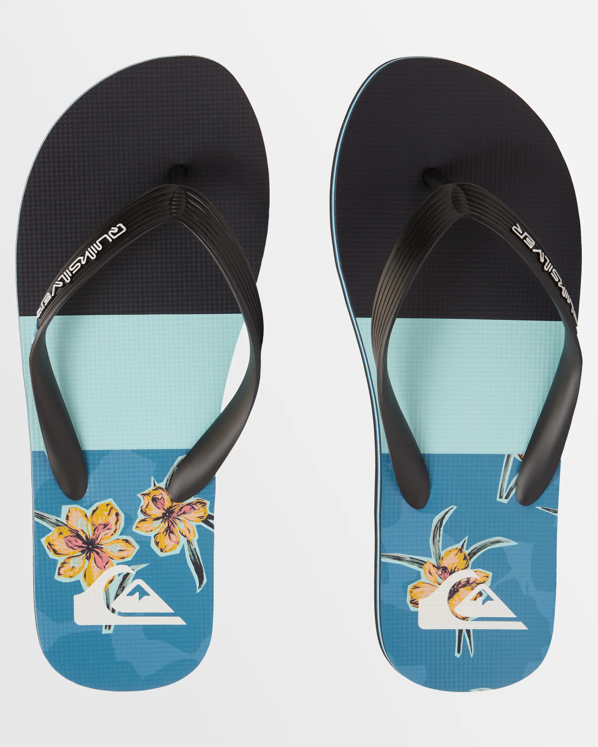 Mens Molokai Art Beach Flip-Flops - Image 5
